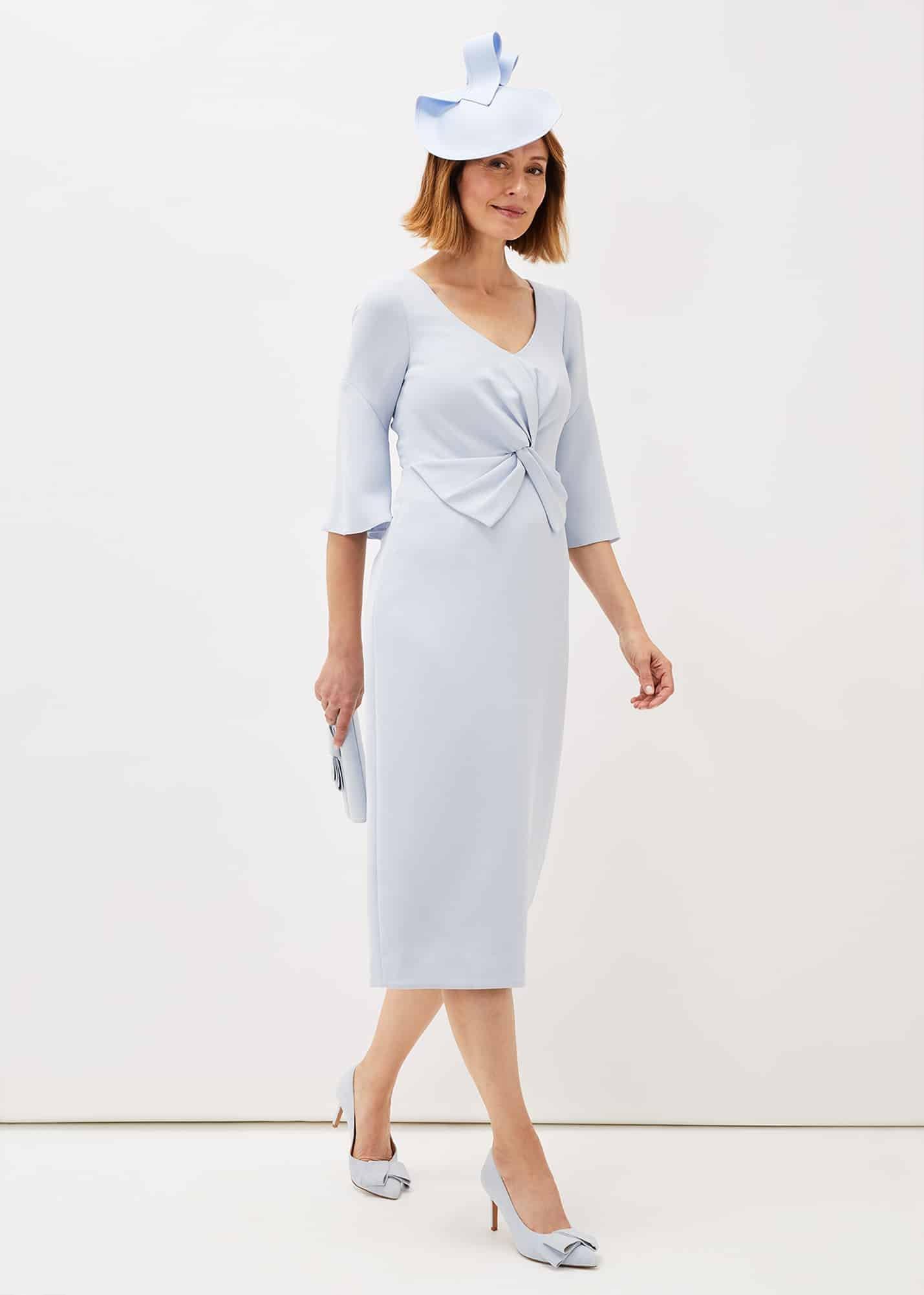 Layla Bow Detail Fitted Dress