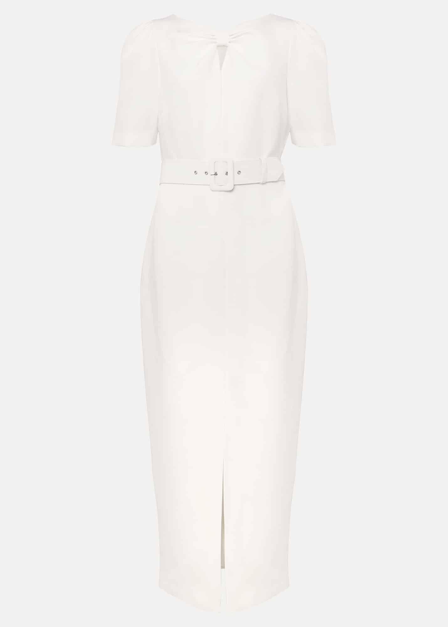 Niccola Fitted Belted Midaxi Dress