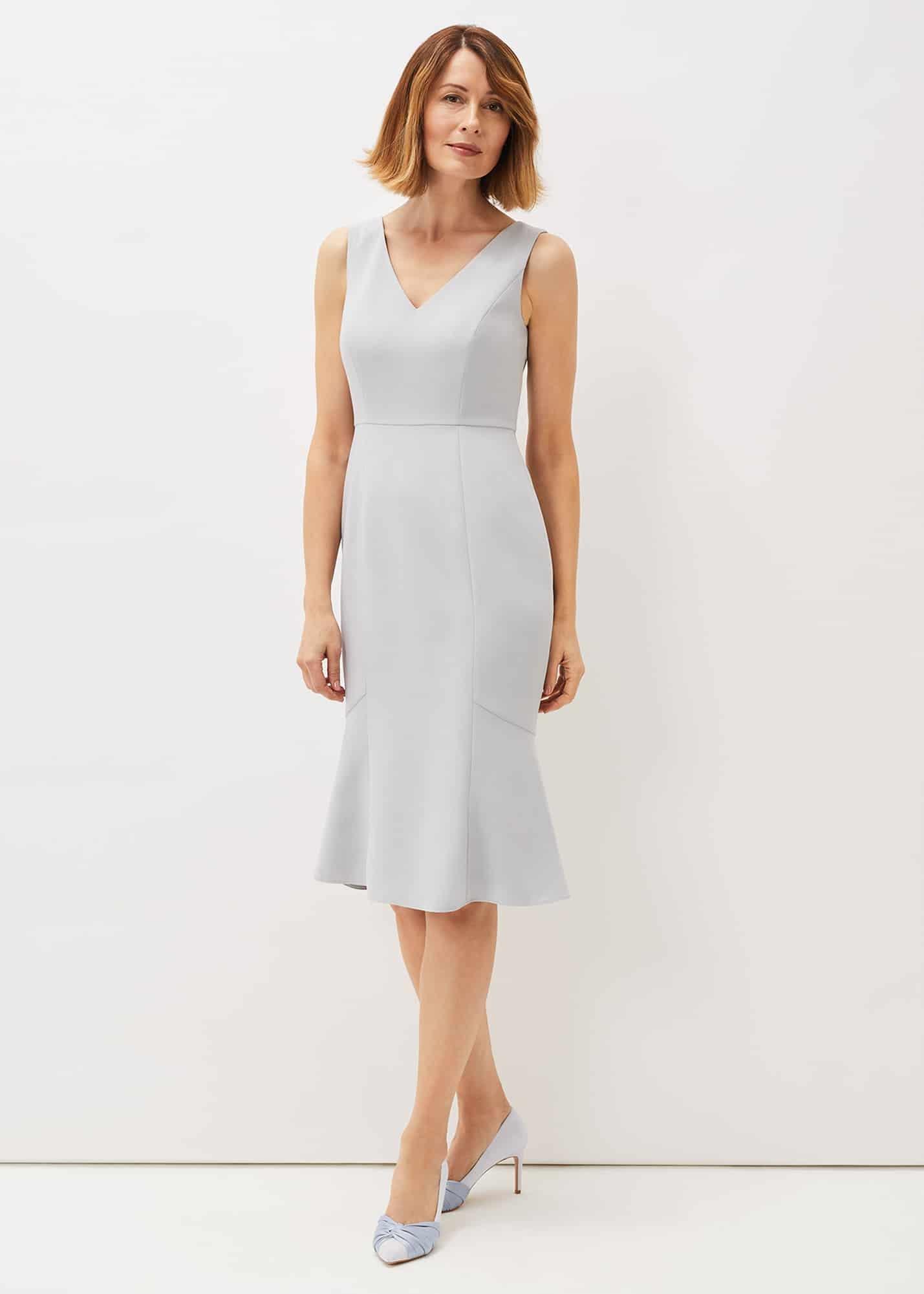 Alisha Double Layer Lace Peplum Dress