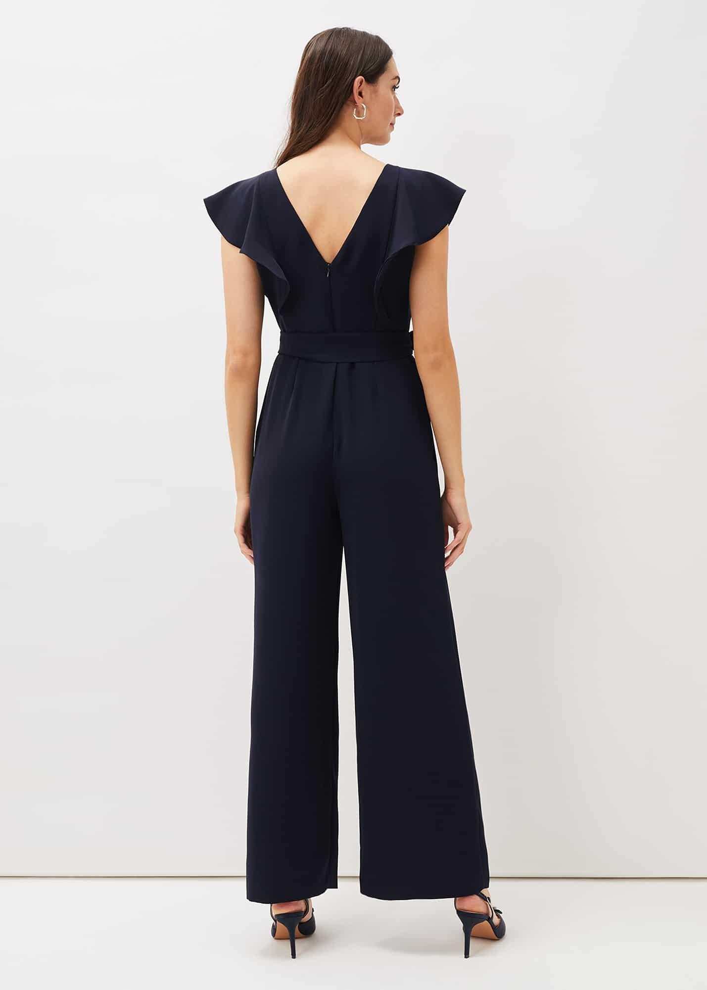 Bridie Frill Bodice Wide Leg Jumpsuit