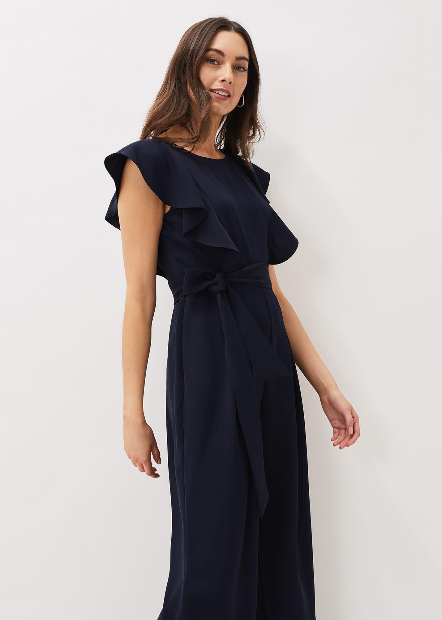Bridie Frill Bodice Wide Leg Jumpsuit