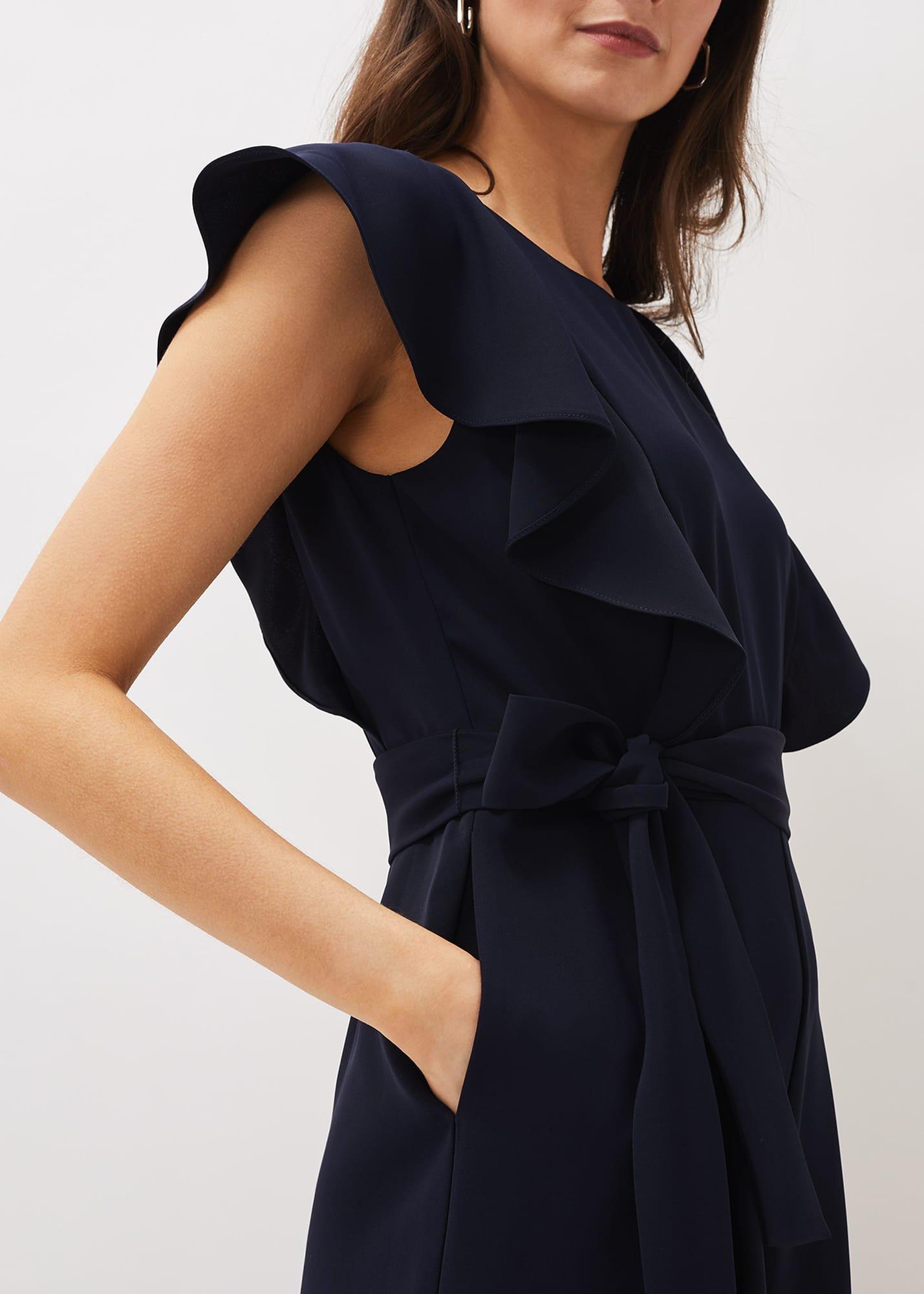 Bridie Frill Bodice Wide Leg Jumpsuit