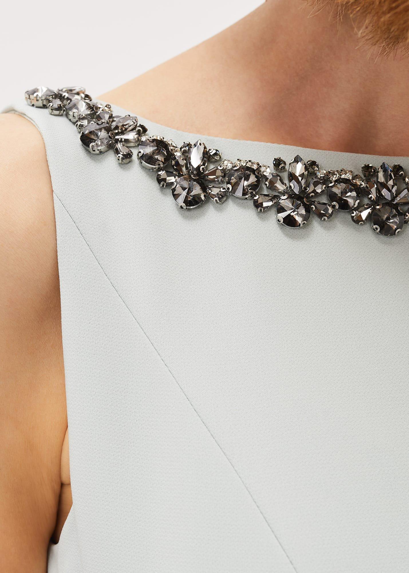 Nia Embellished Scuba Dress