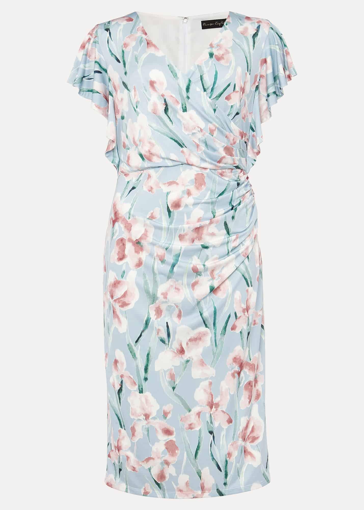 Jessie Watercolour Floral Jersey Dress