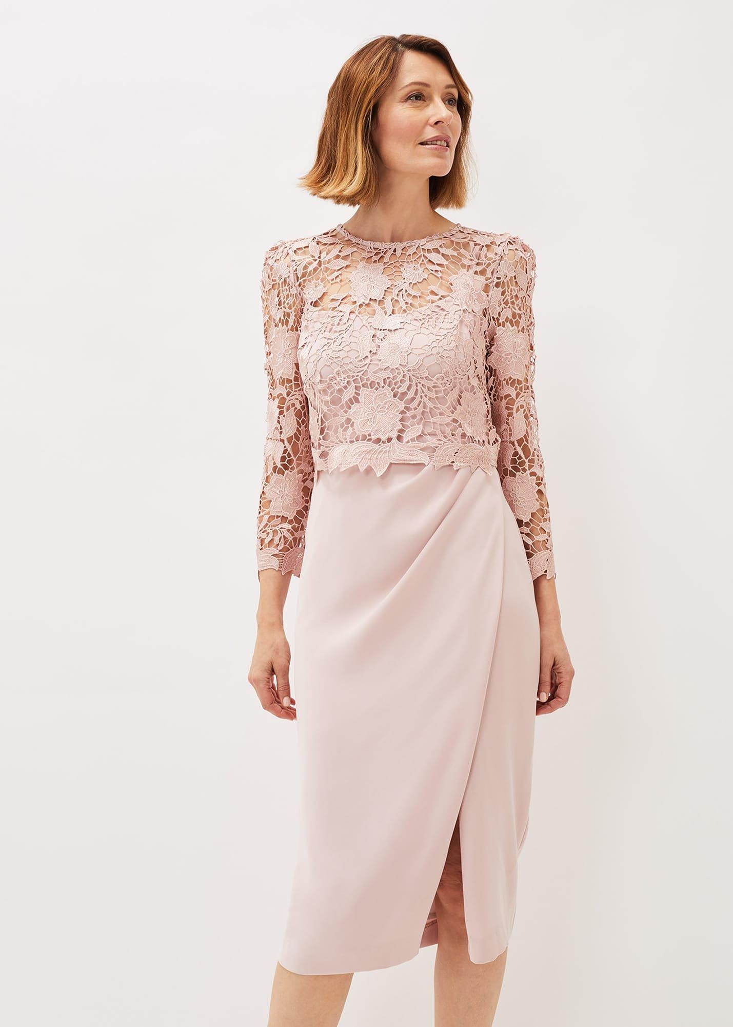 Adeline Double Layer Lace Dress