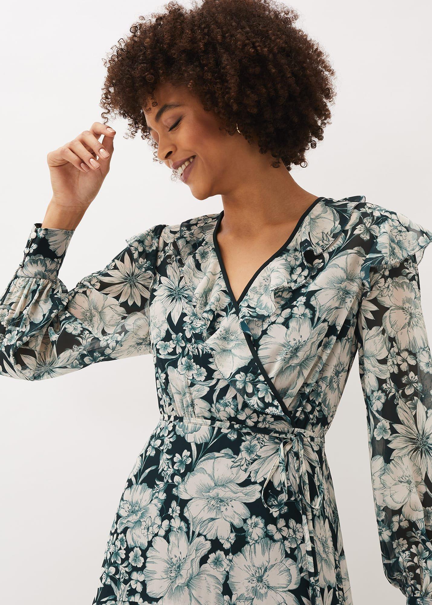 Indiana Floral Tiered Dress