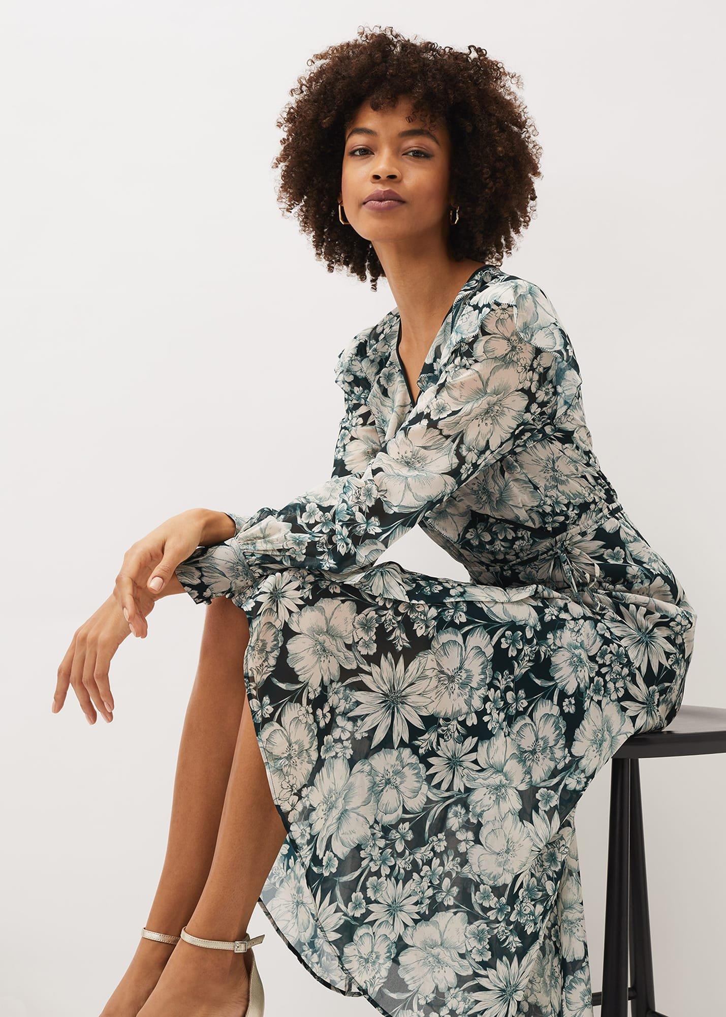 Indiana Floral Tiered Dress
