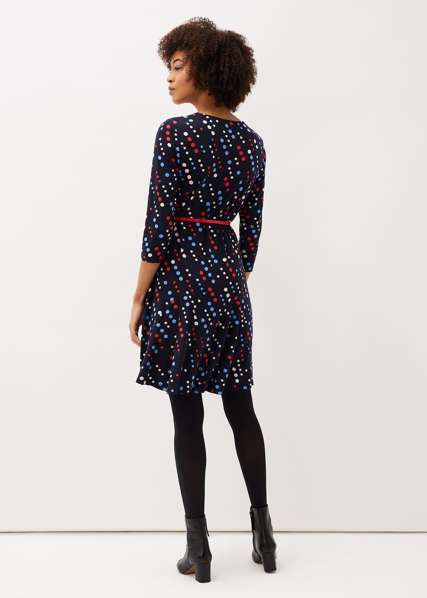 Marya Spot Jersey Dress