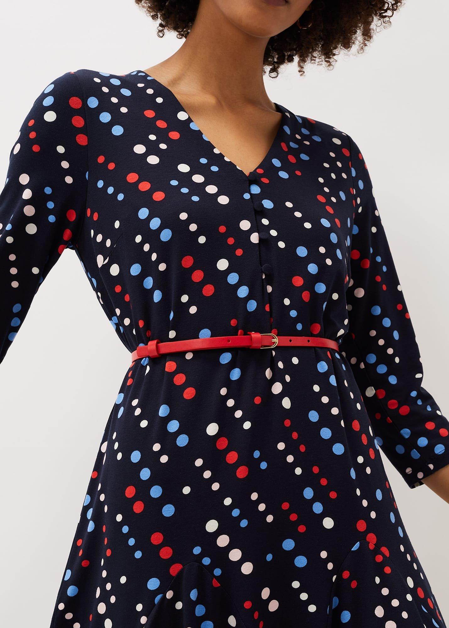 Marya Spot Jersey Dress