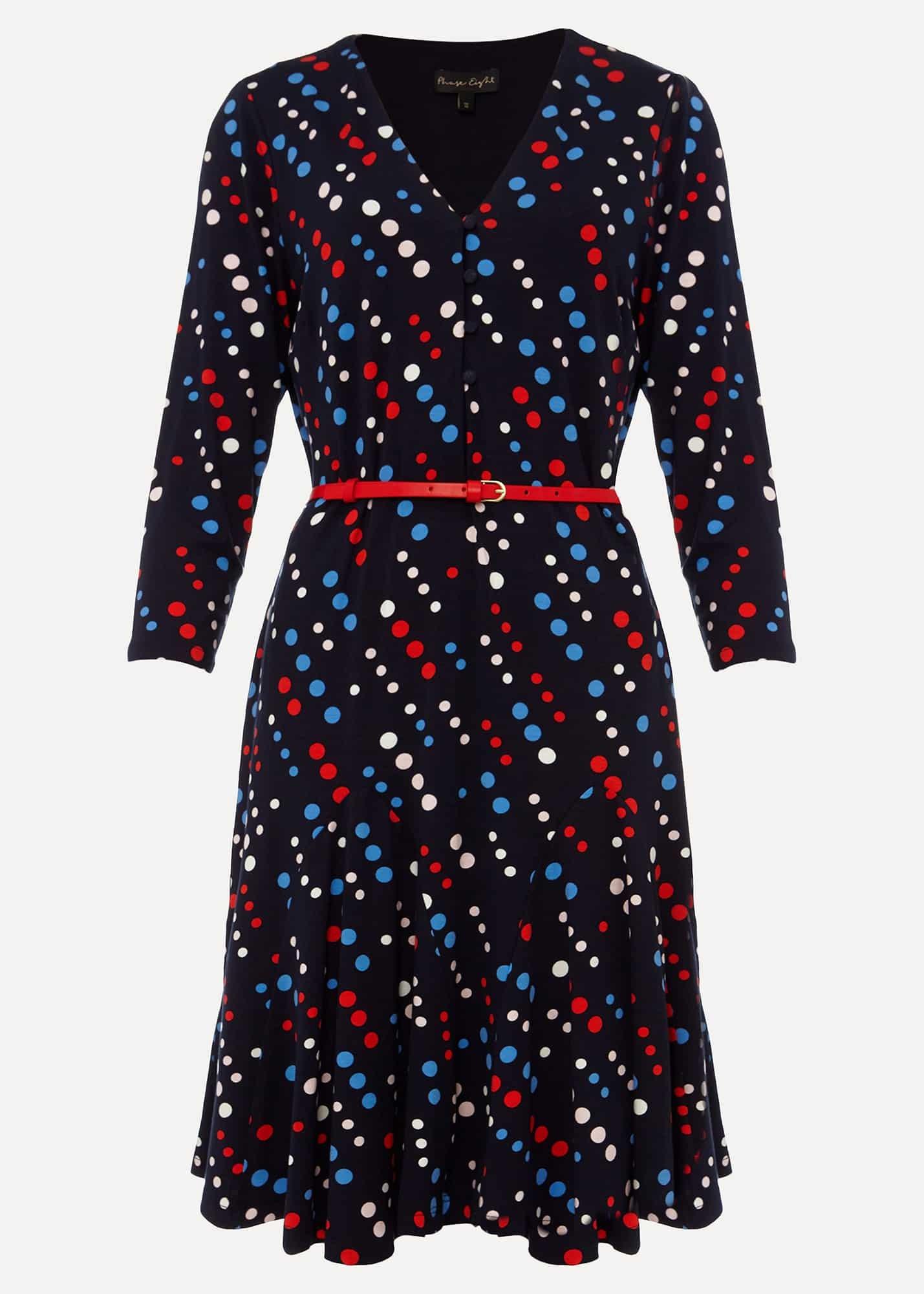 Marya Spot Jersey Dress