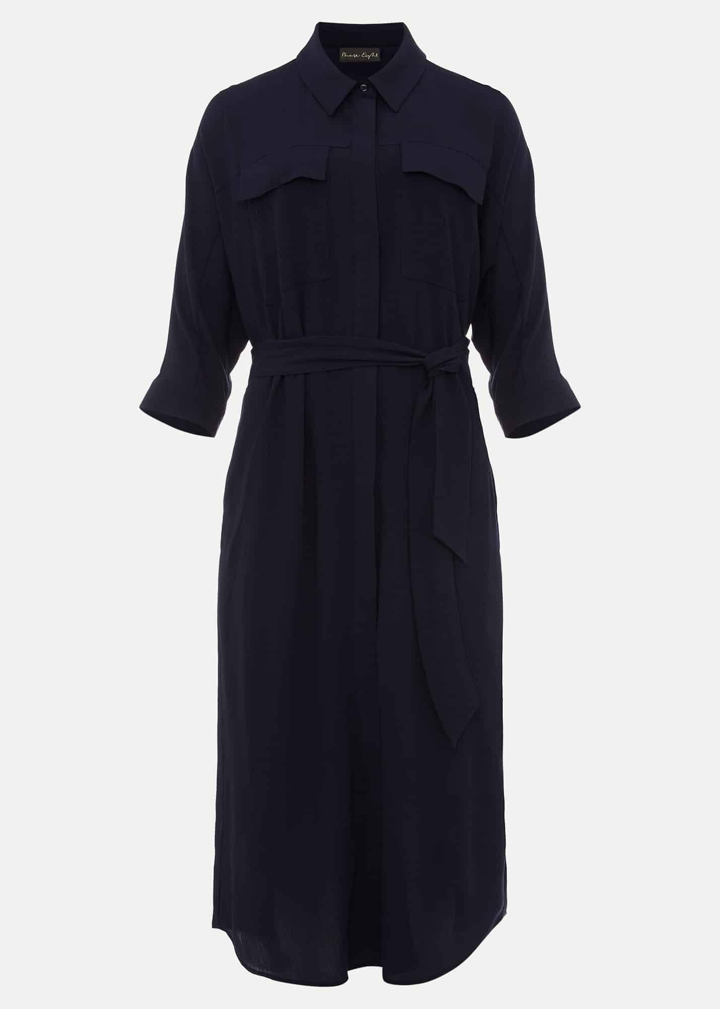 Maxine Belted Shirt Dress