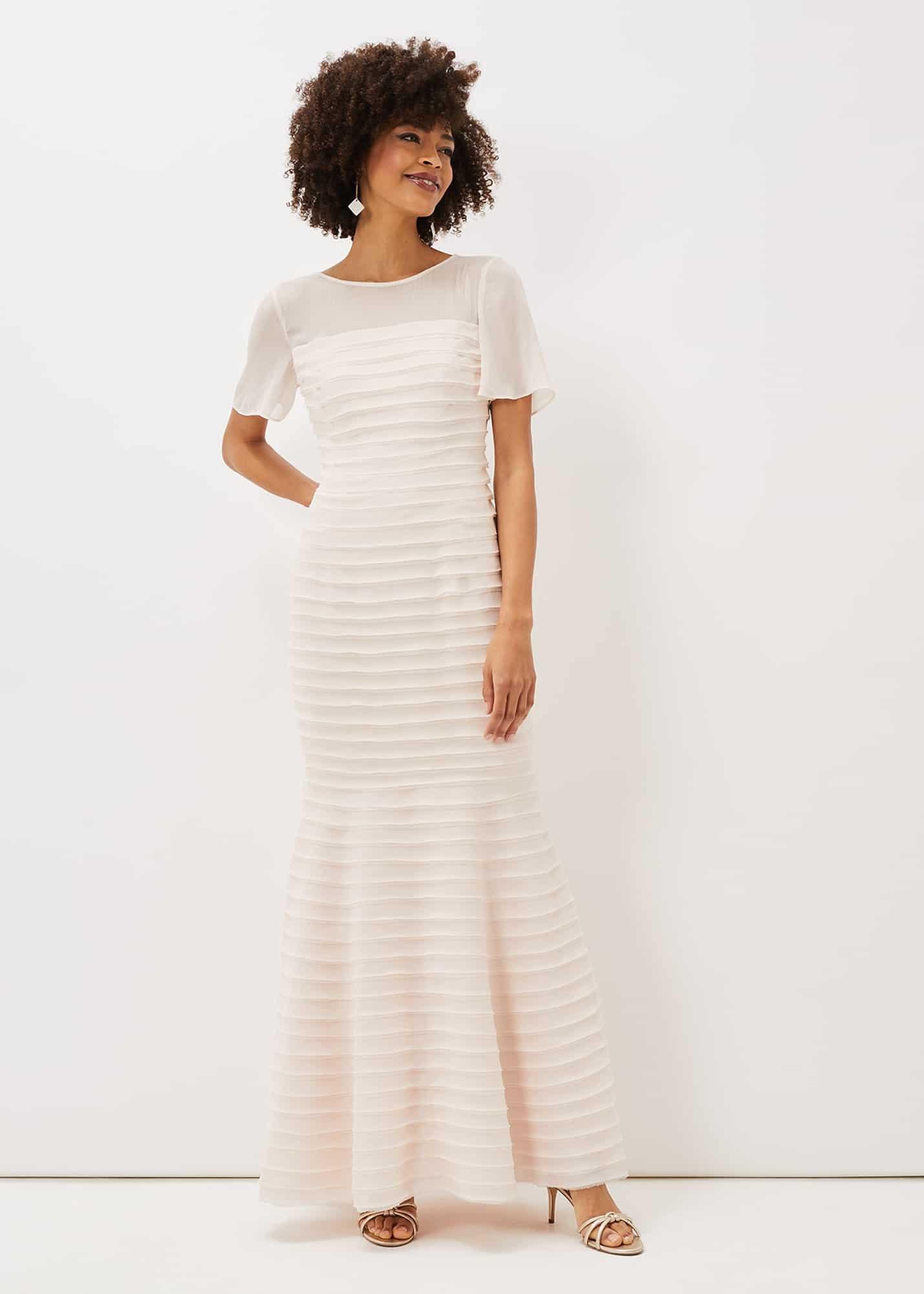 Ivanka Layered Fishtail Dress