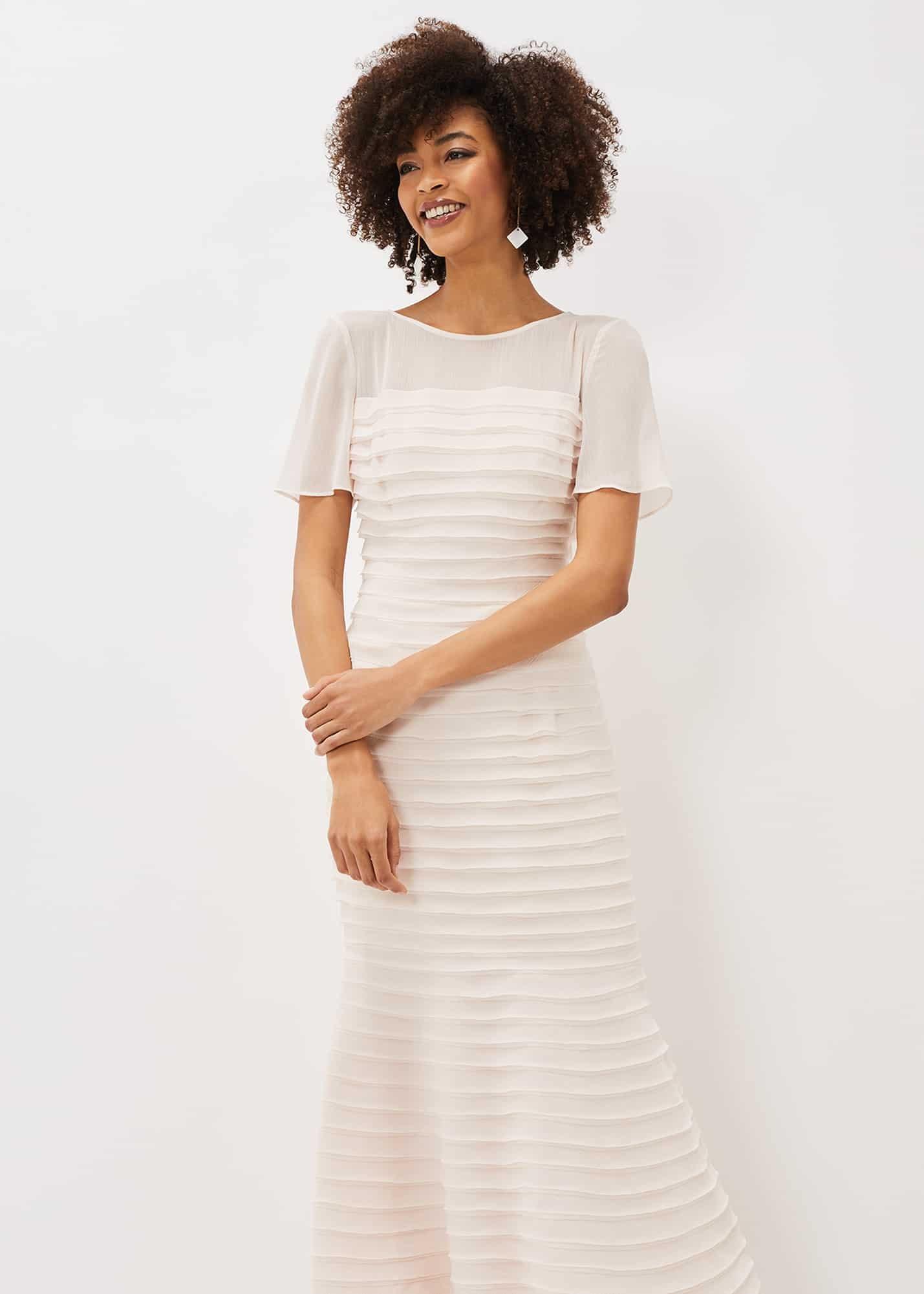 Ivanka Layered Fishtail Dress