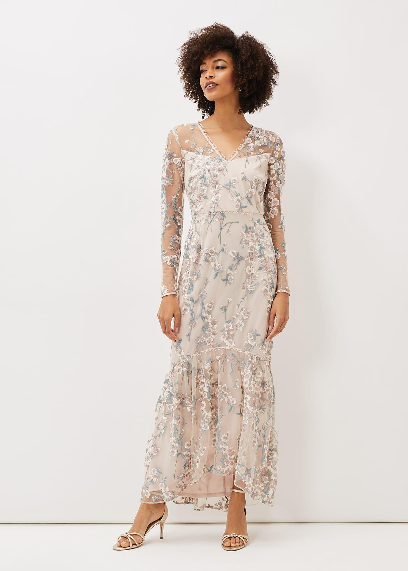 Trisha Embroidered Maxi Dress