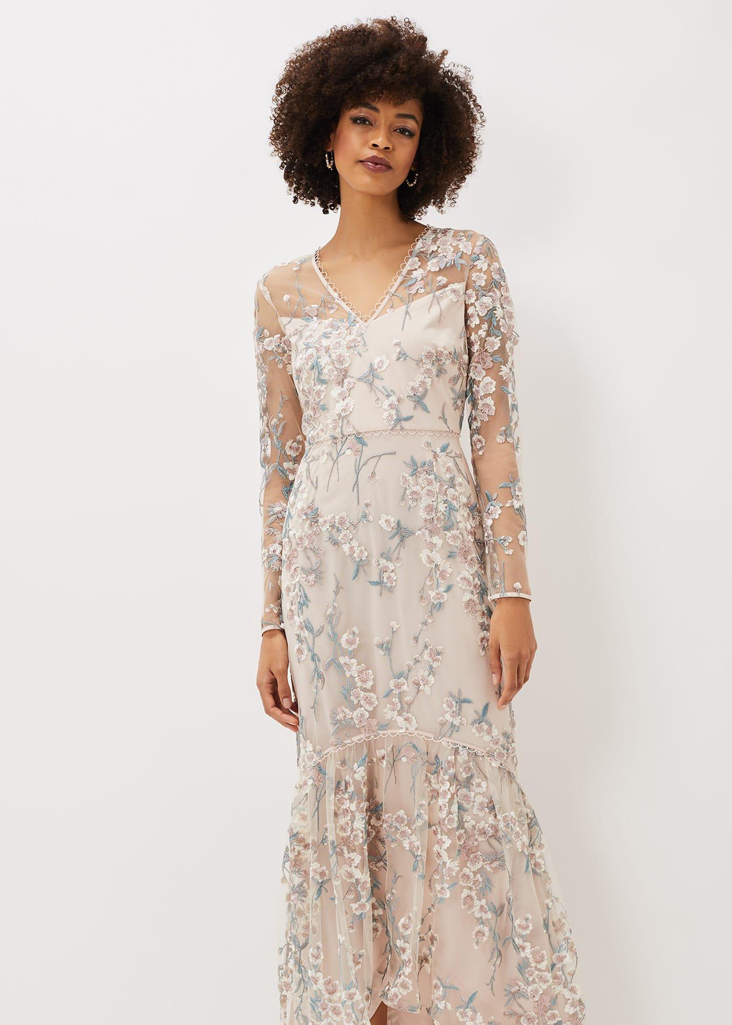 Trisha Embroidered Maxi Dress