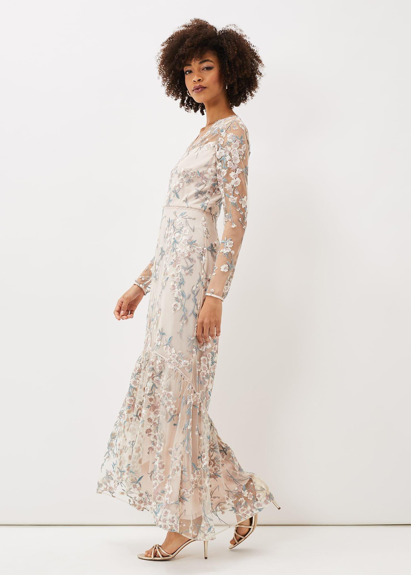 Trisha Embroidered Maxi Dress