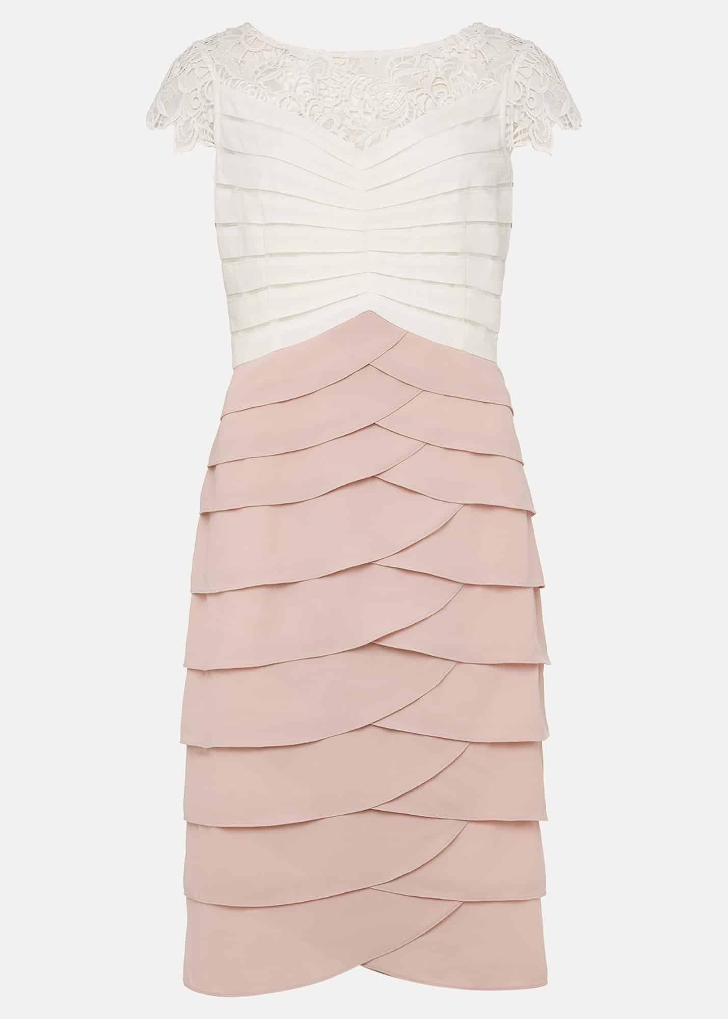 Faith Contrast Fitted Dress