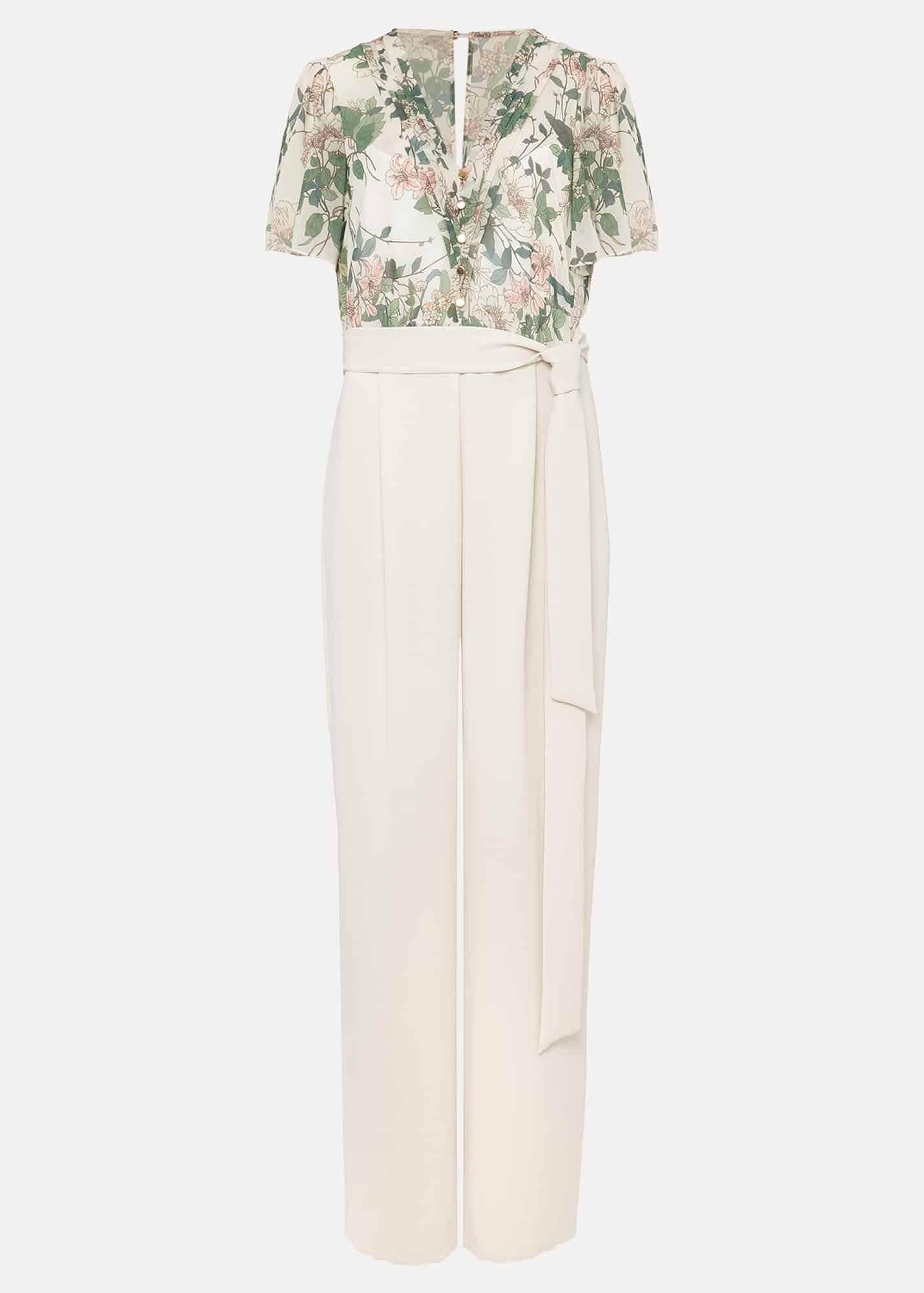 Dani Floral Print Wide Leg Jumpsuit