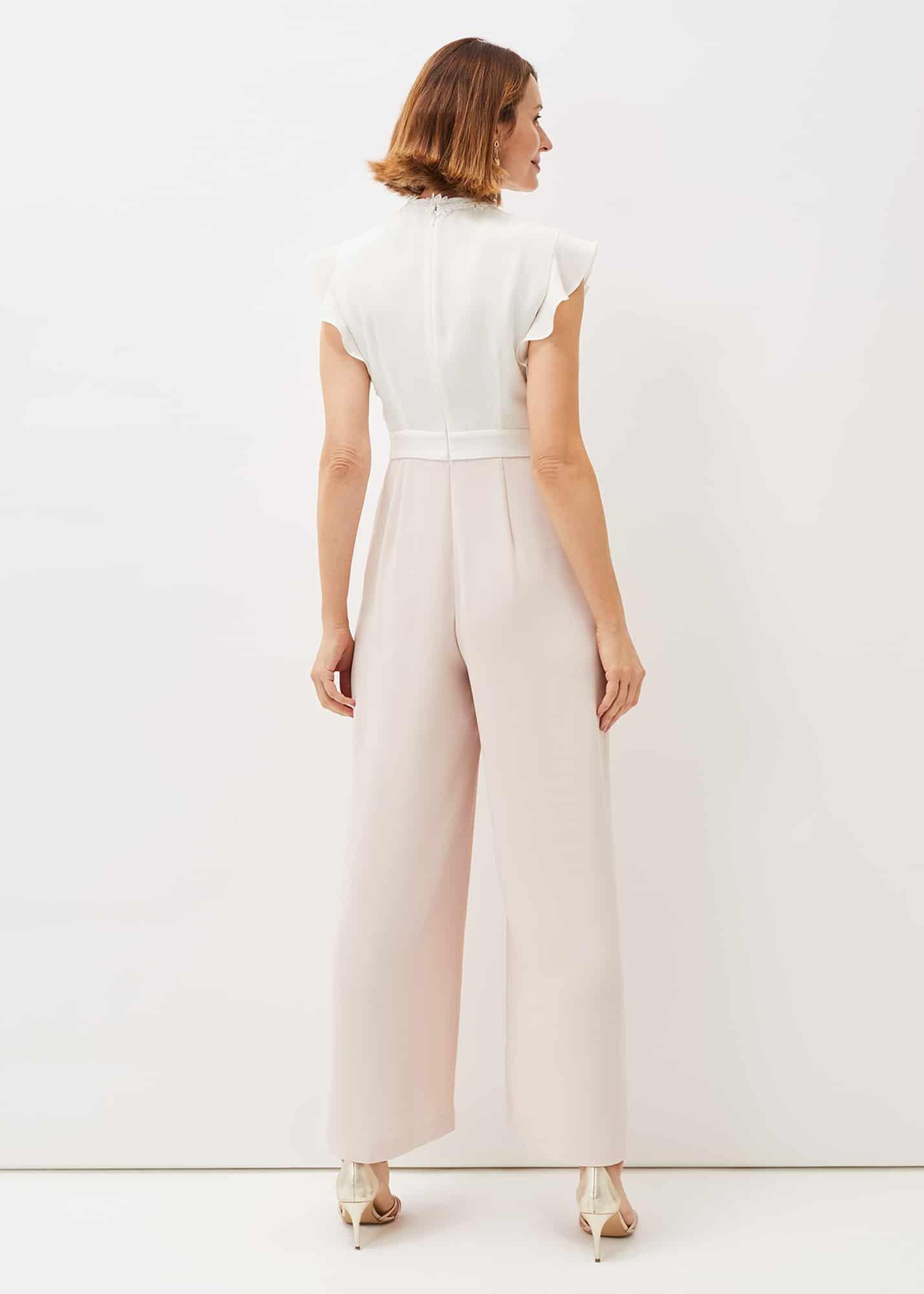 Niamh Lace Bodice Wide Leg Jumpsuit