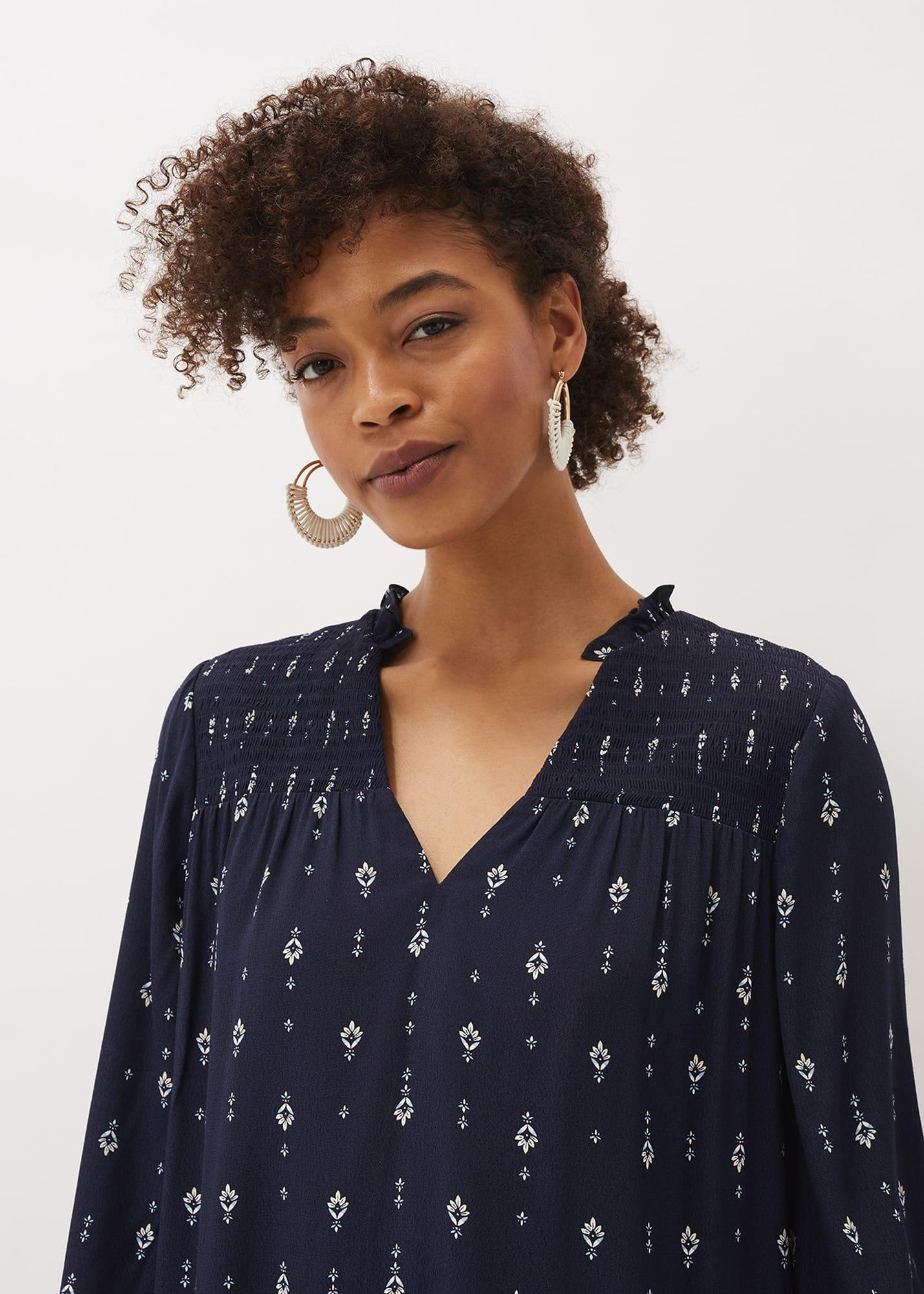 Magda Geometric Print Swing Dress