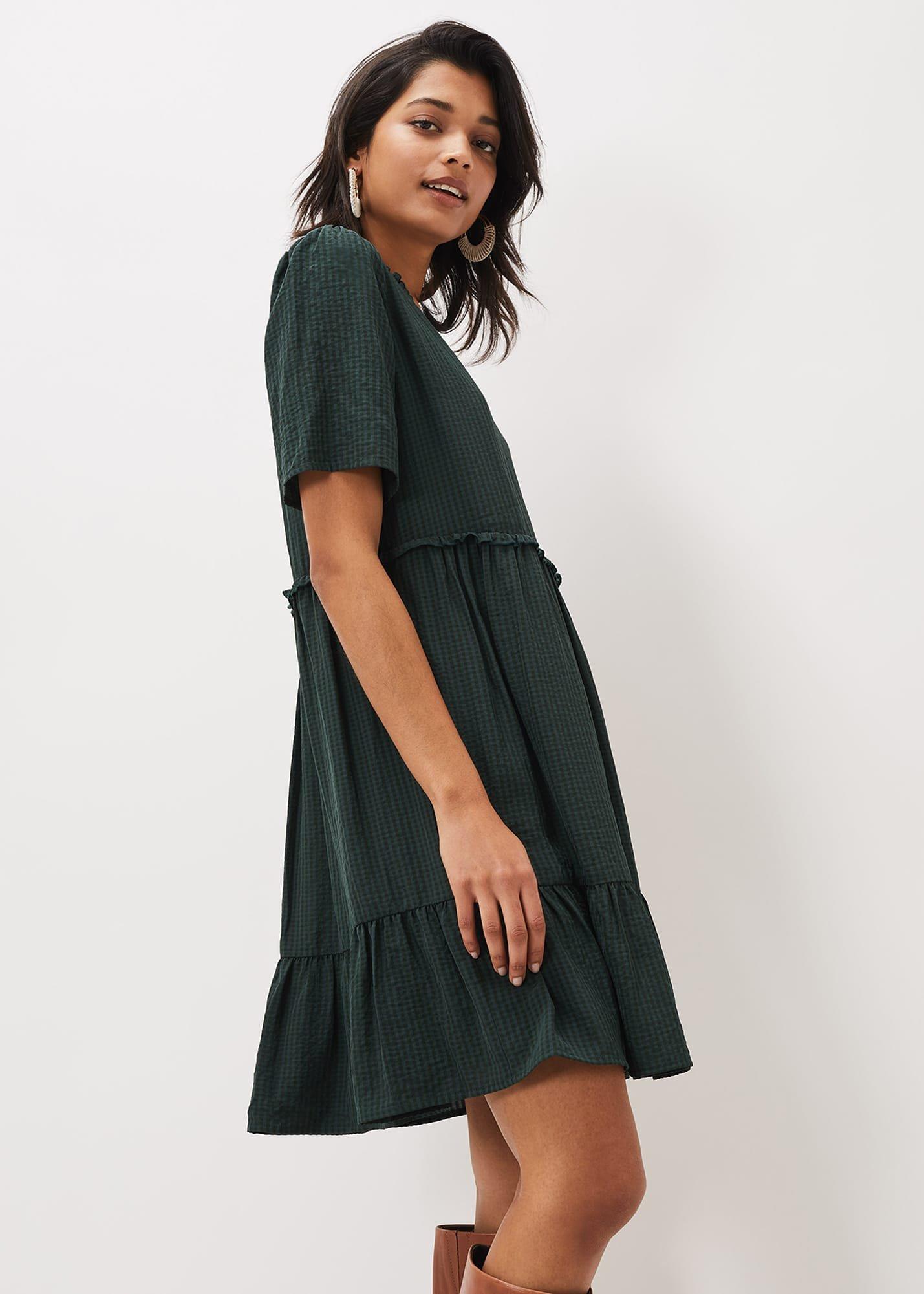 Likita Textured Swing Dress
