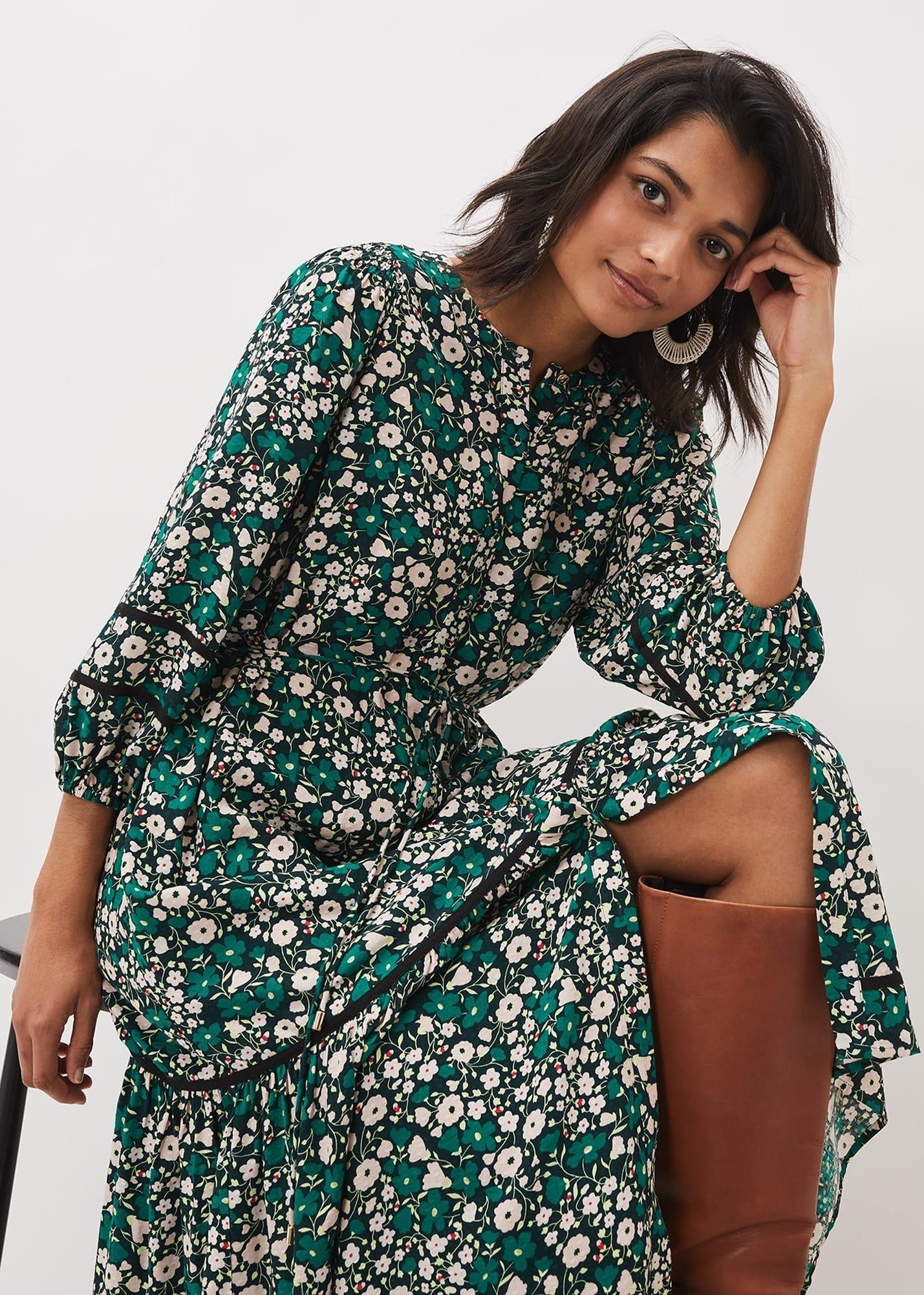 Ava Floral Midaxi Dress