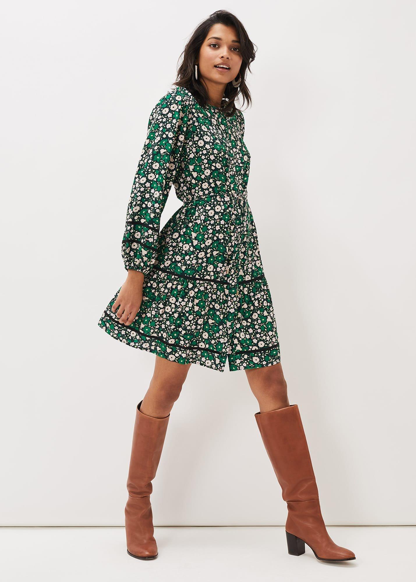 Ava Floral Mini Dress