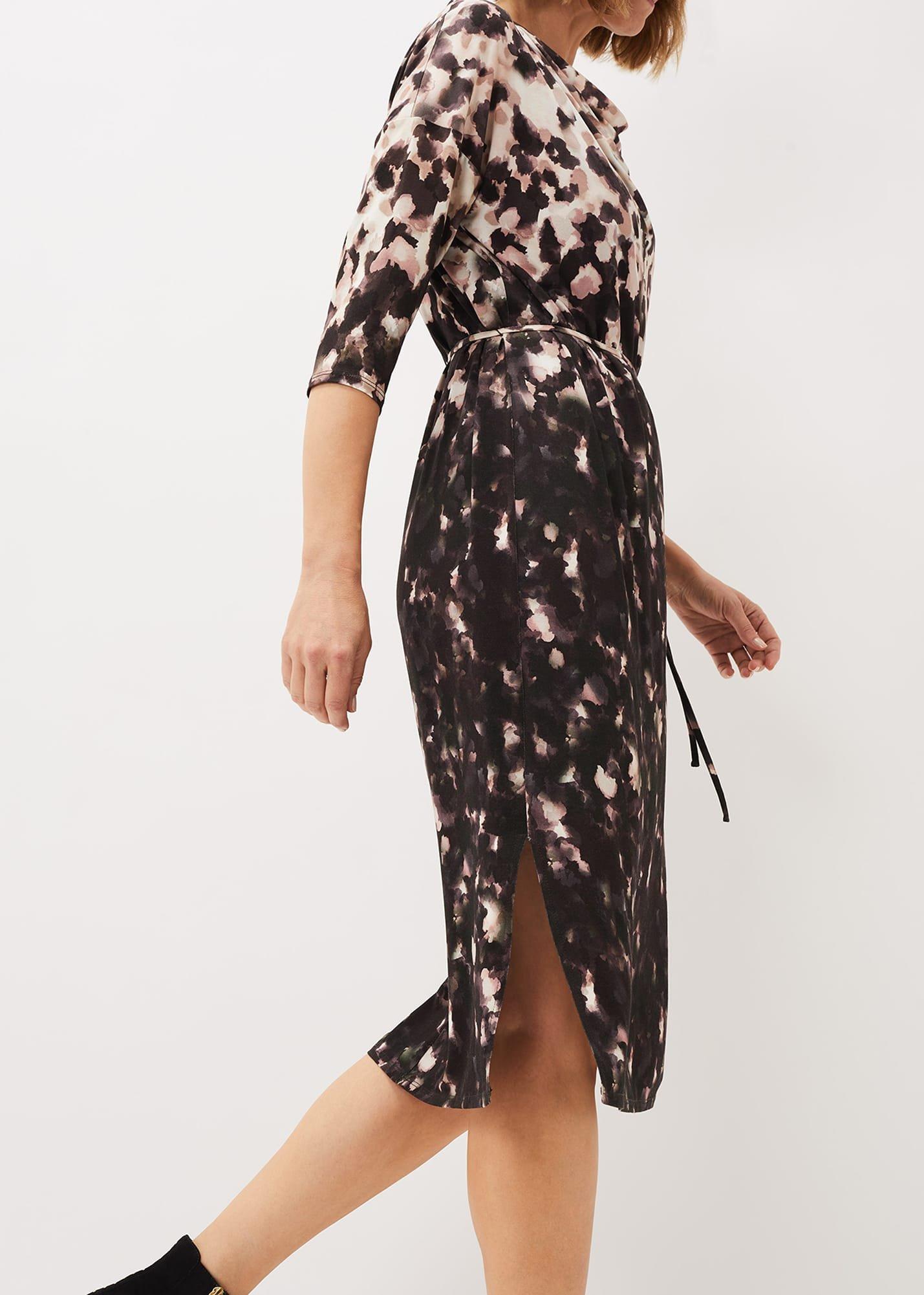 Corrie Abstract Spot Print Dress