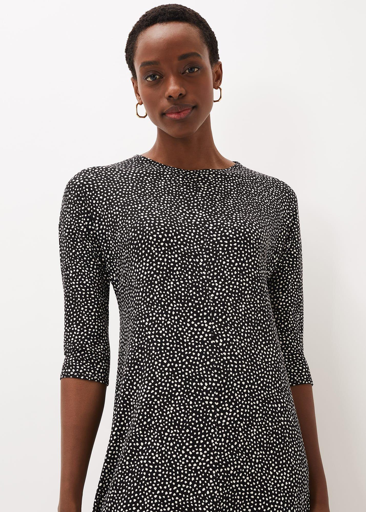 Paris Spot Print Dress