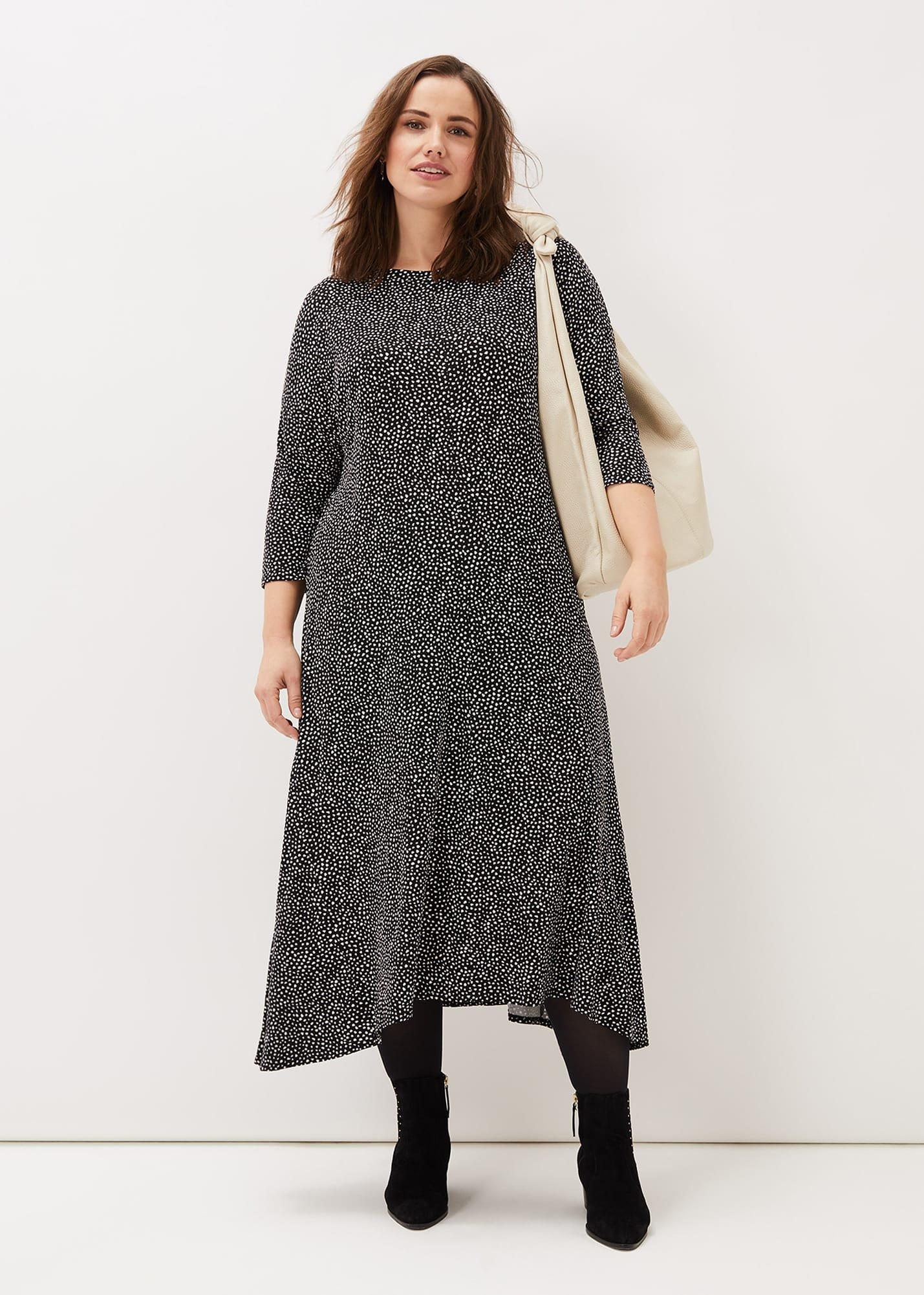 Paris Spot Print Dress