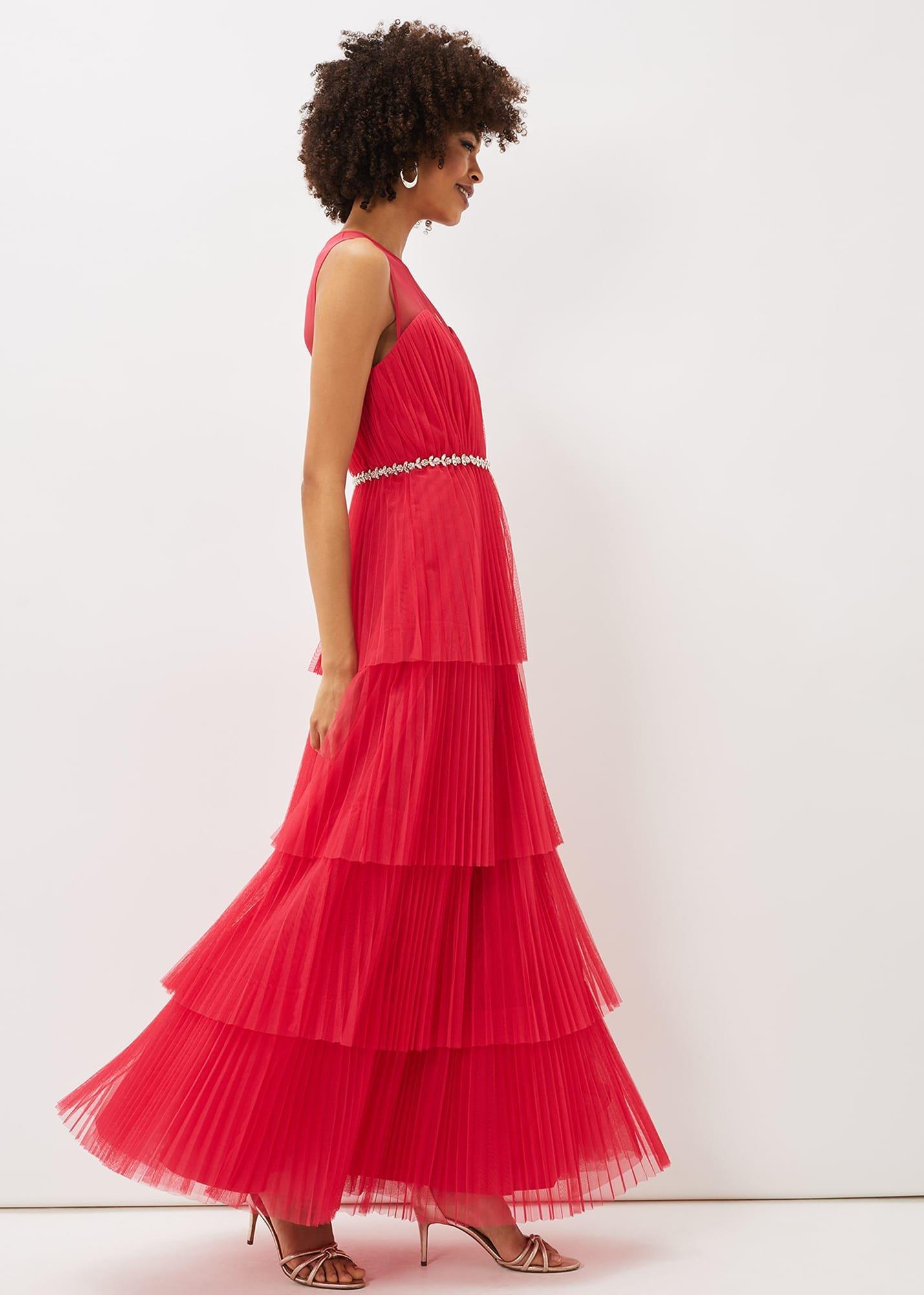 Tulisa Tulle Maxi Dress