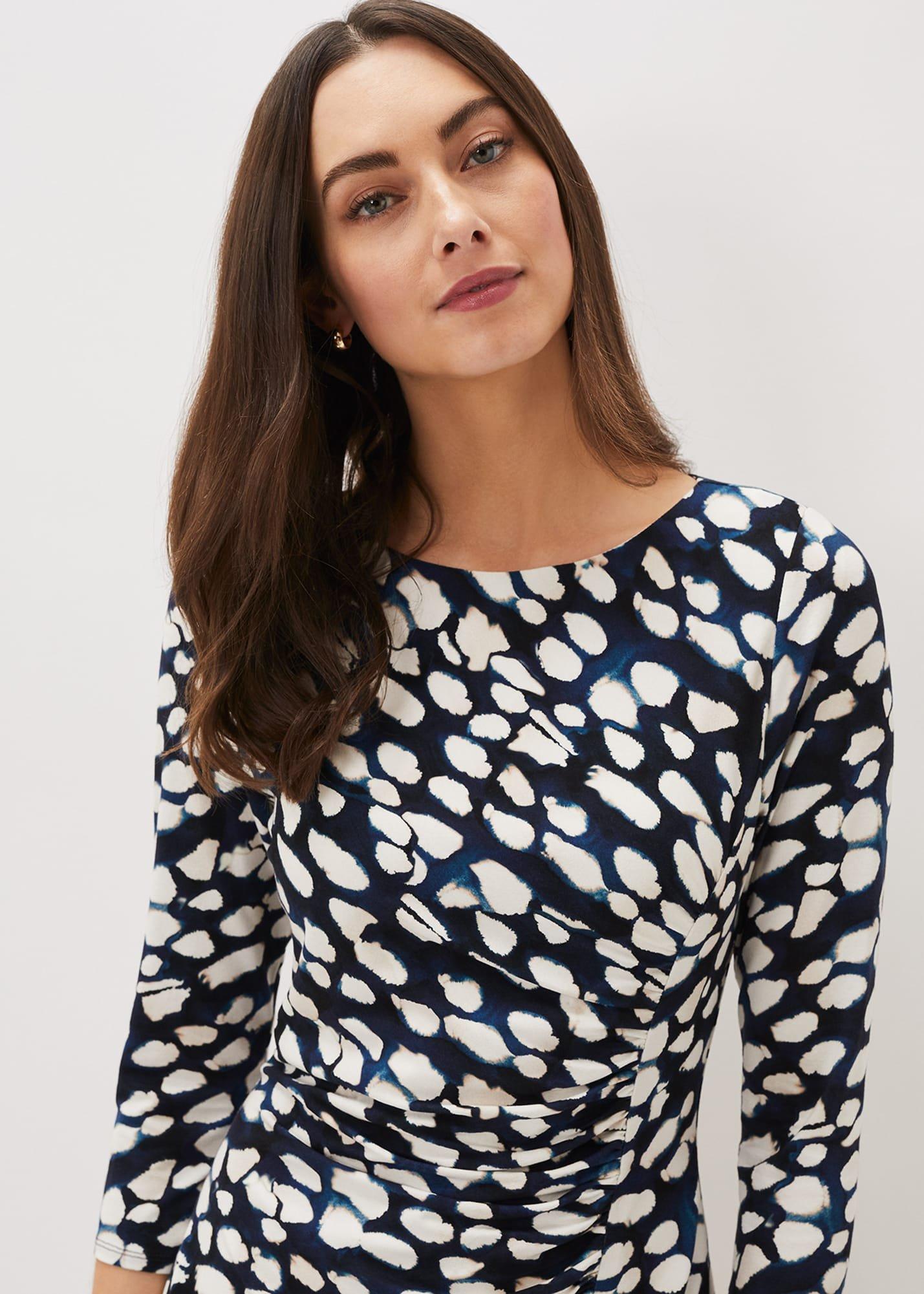 Naava Spot Jersey Dress