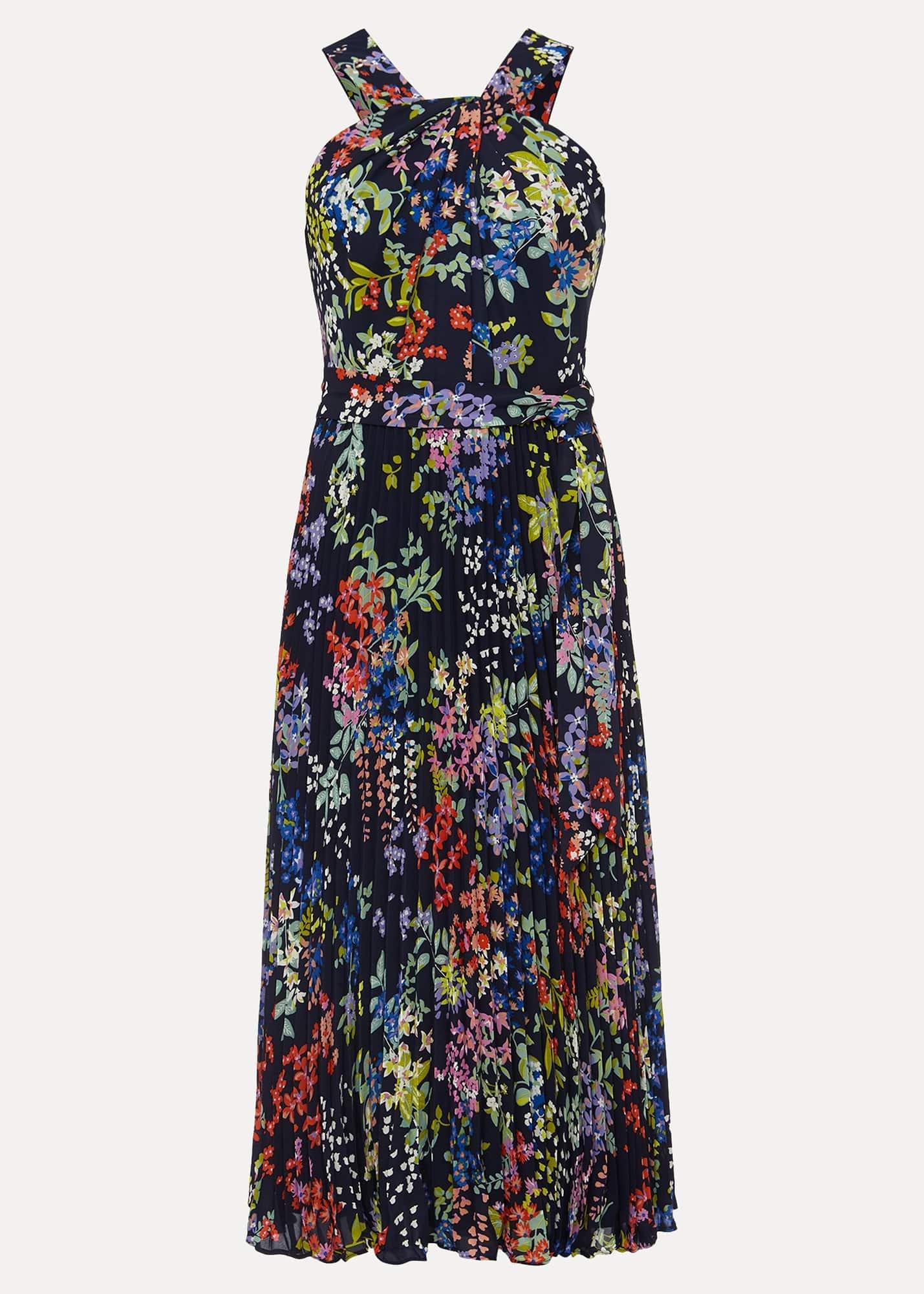 Fenella Pleated Floral Dress