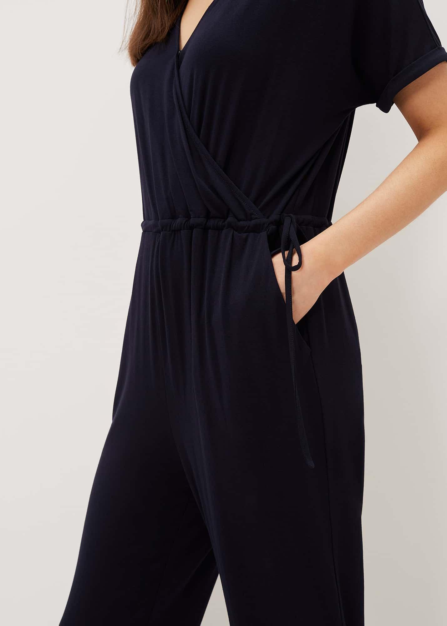 Lyla Jersey Wrap Front Jumpsuit