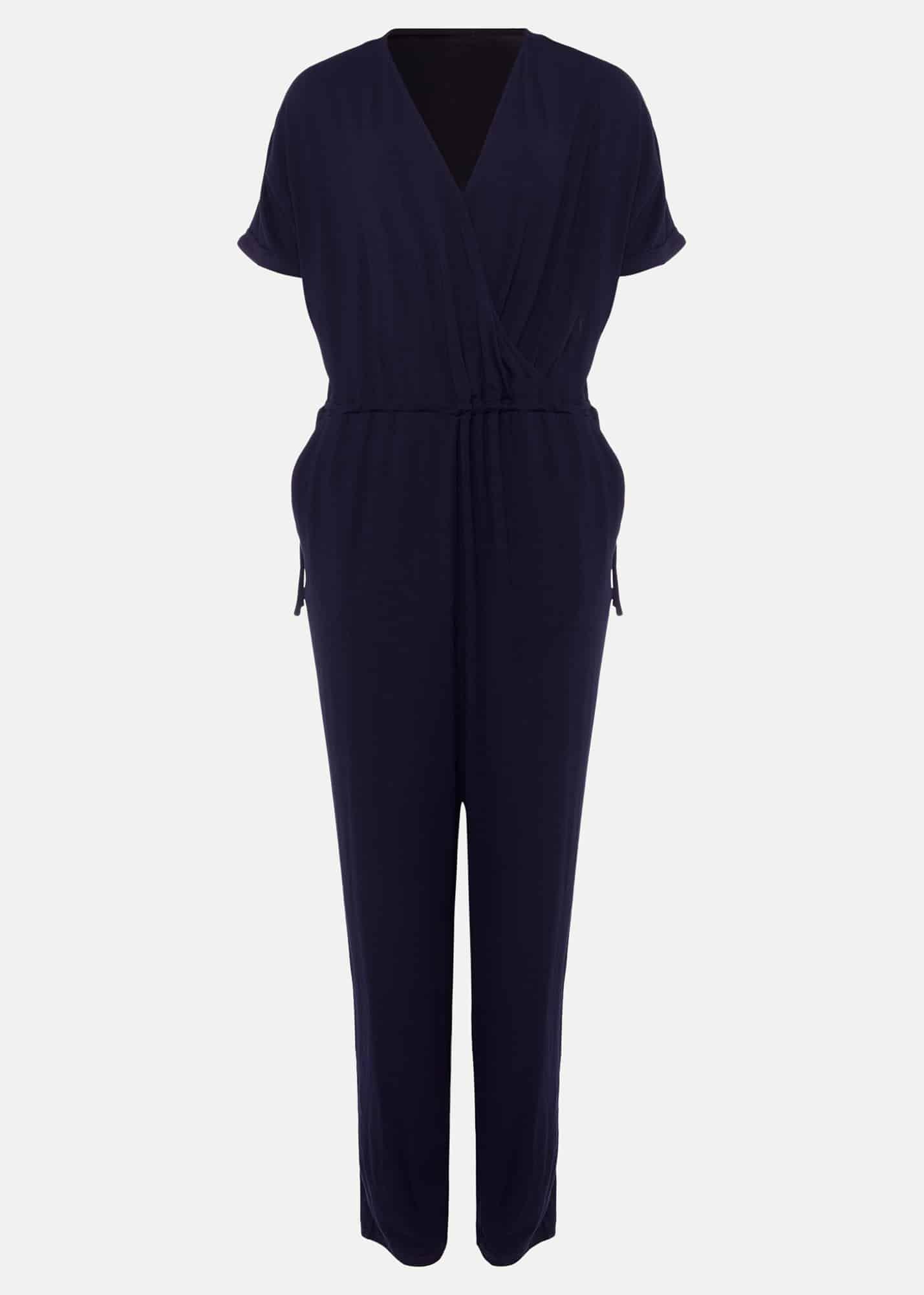 Lyla Jersey Wrap Front Jumpsuit