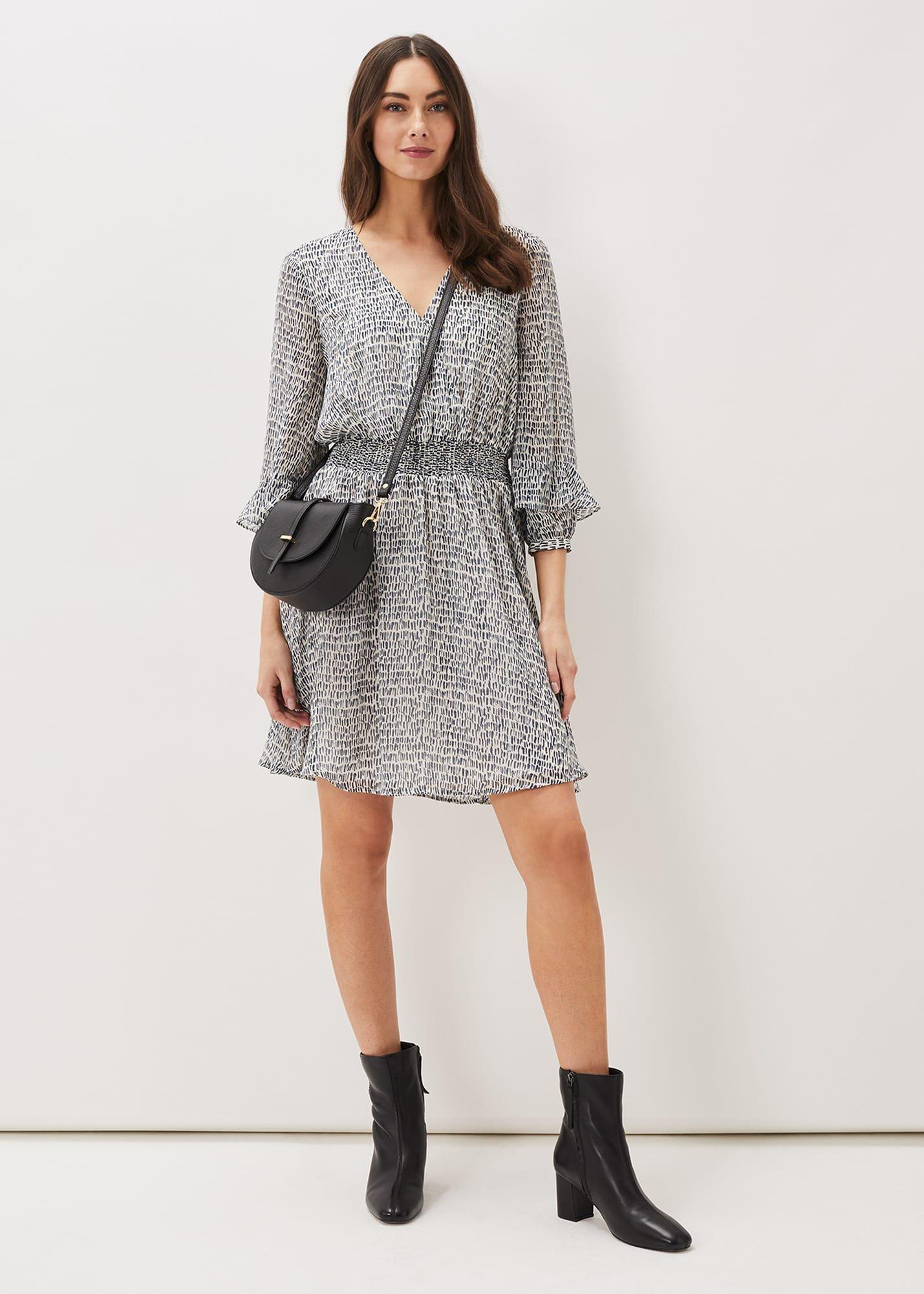 Paige Abstract Print Dress