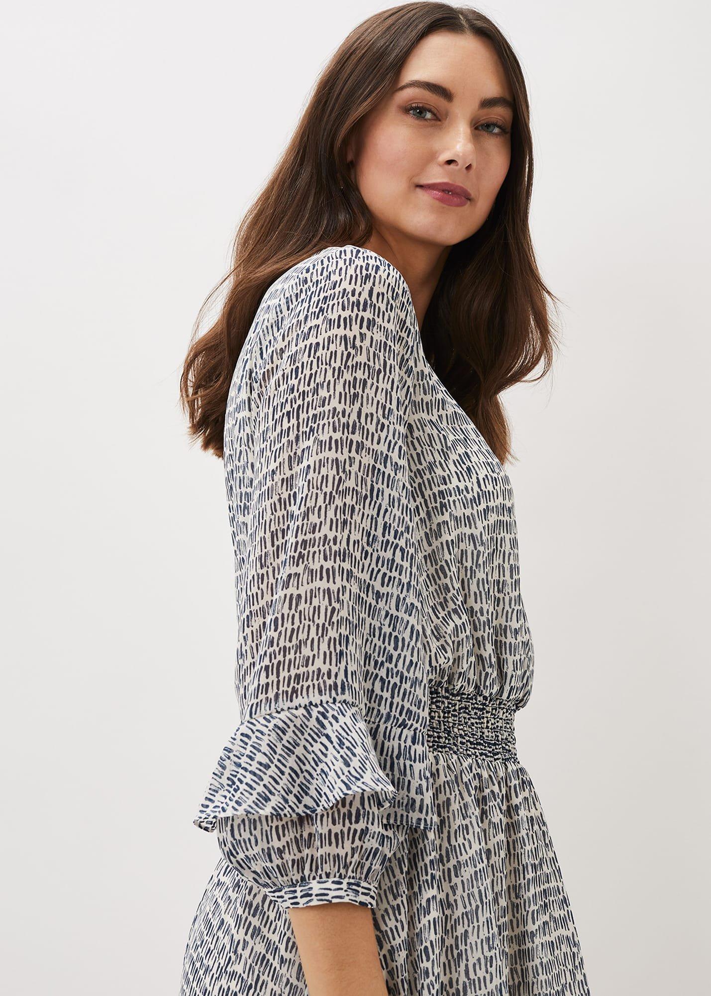 Paige Abstract Print Dress