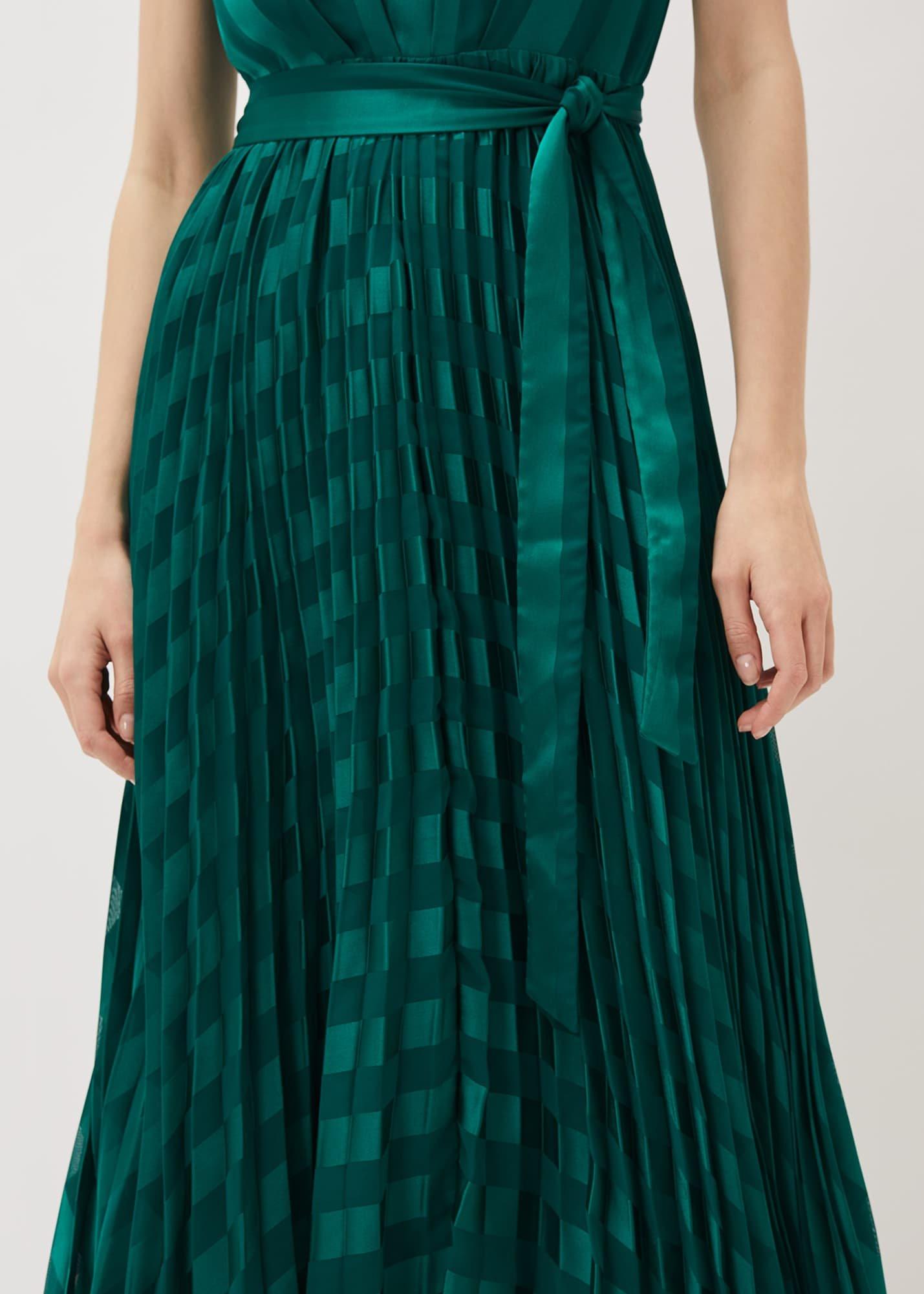 Beverley Stripe Jacquard Midaxi Dress