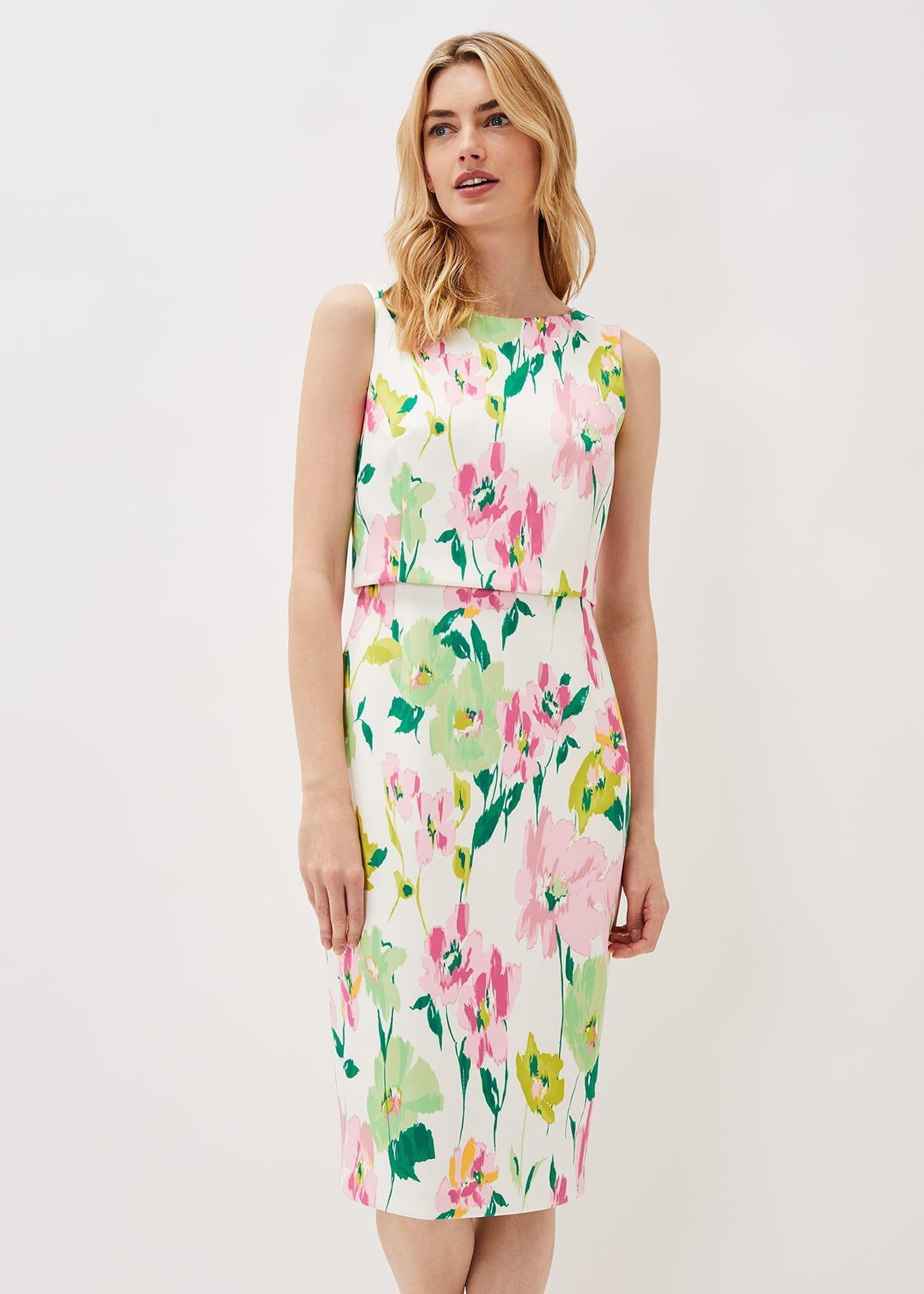 Effie Floral Scuba Dress