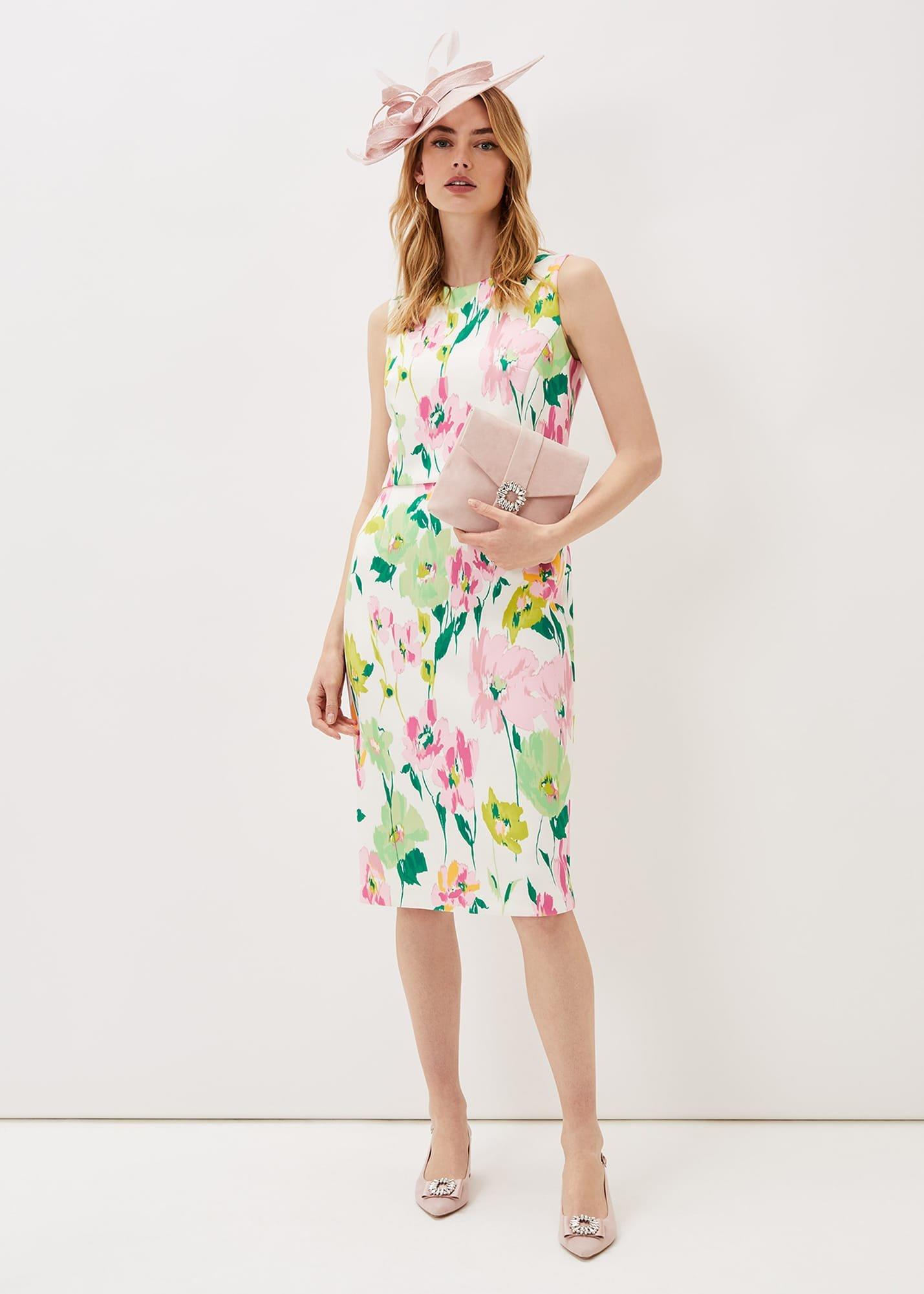 Effie Floral Scuba Dress