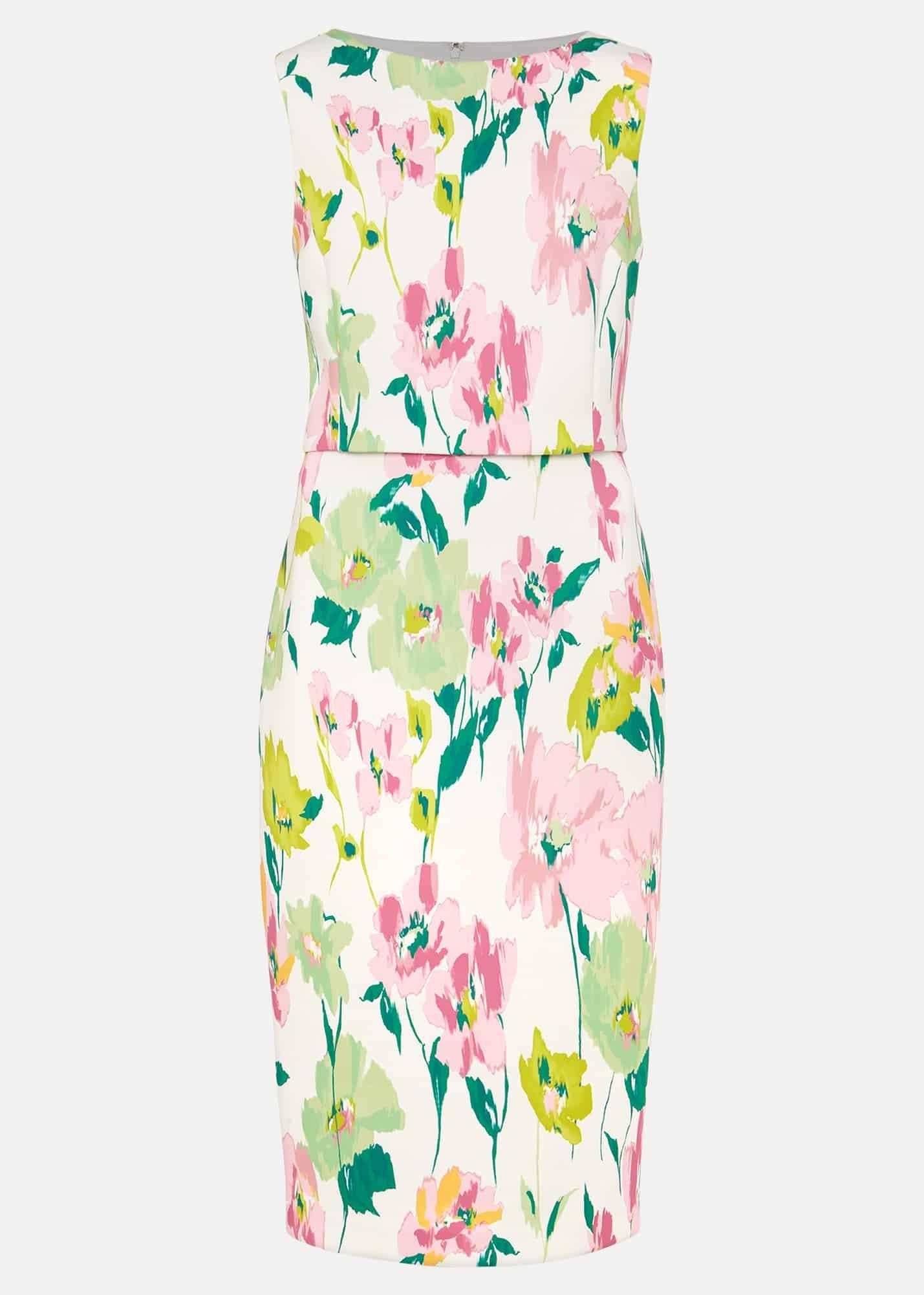 Effie Floral Scuba Dress
