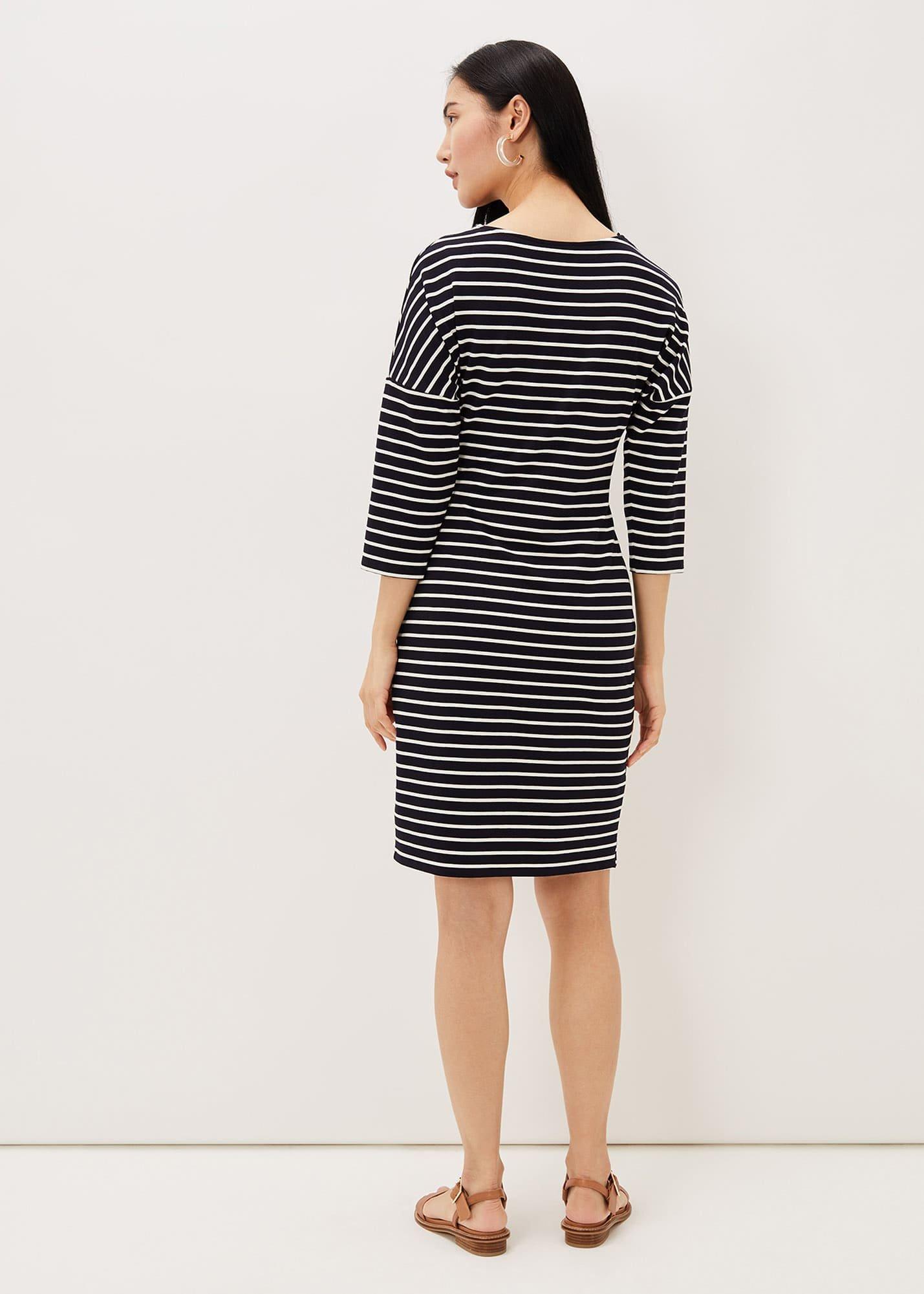 Emerson Stripe Tie Side Dress