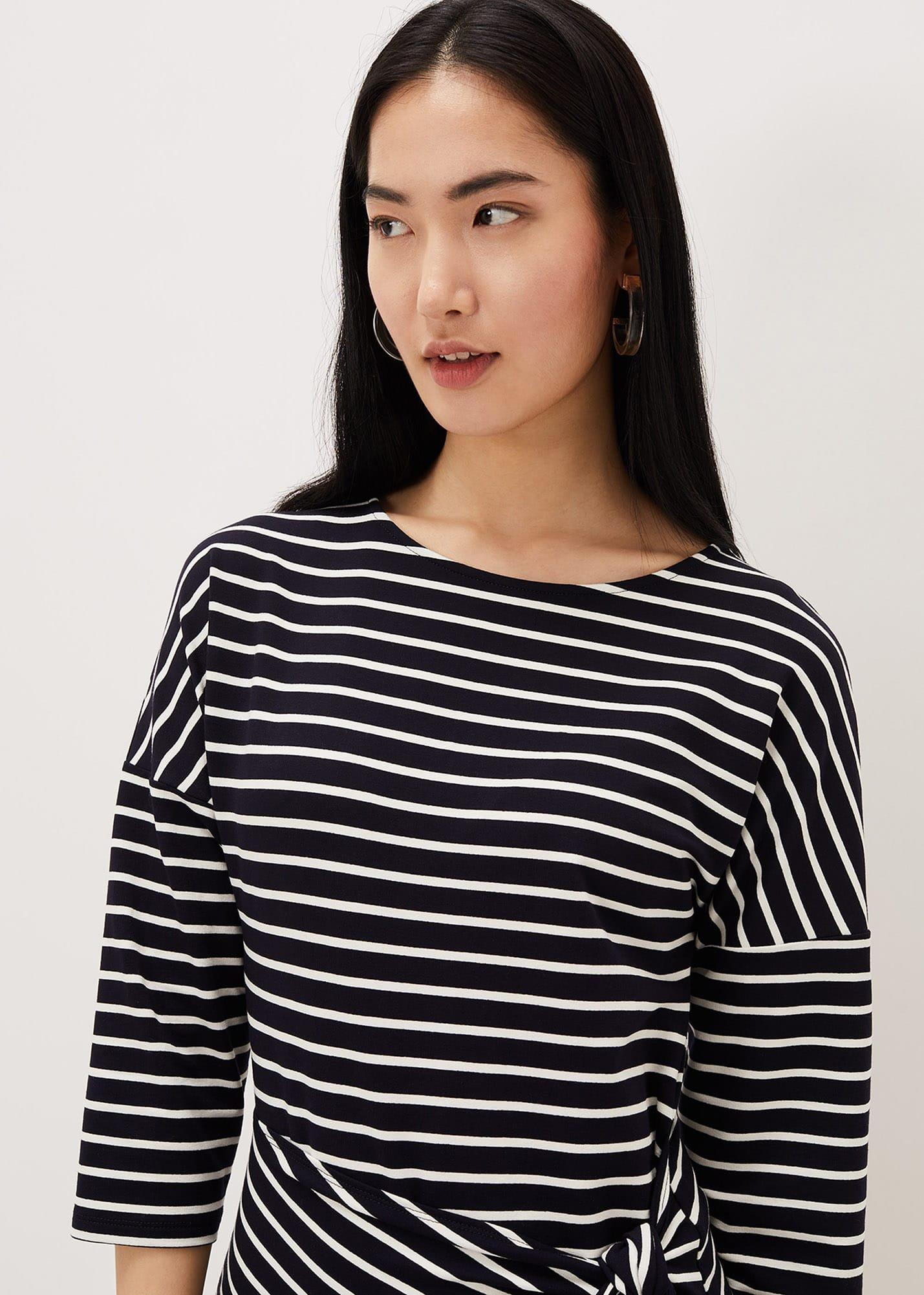 Emerson Stripe Tie Side Dress