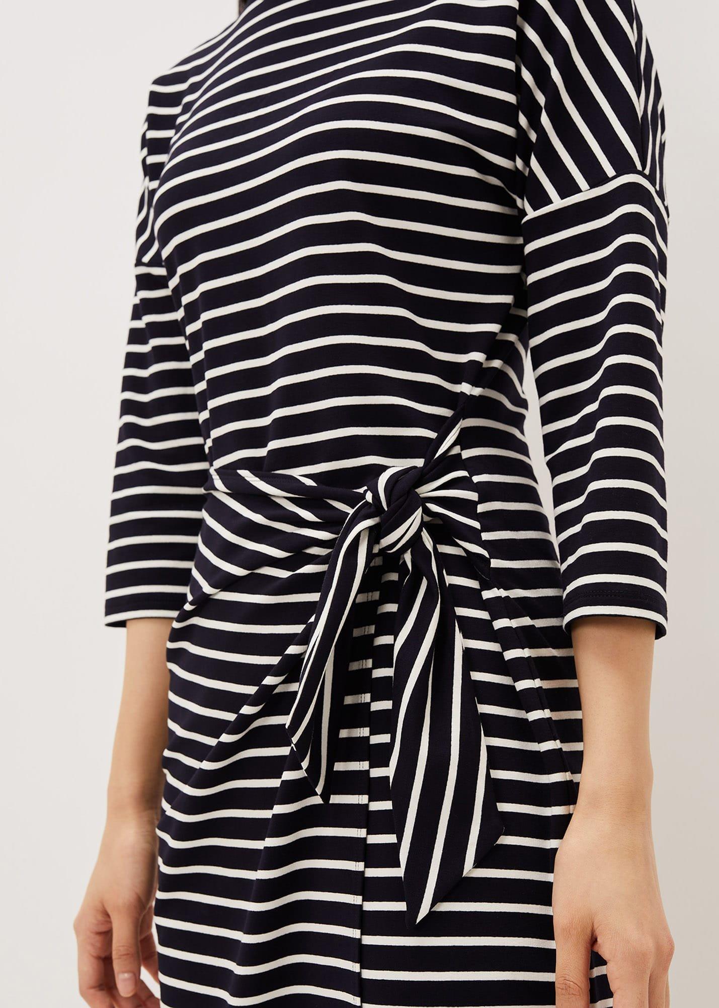 Emerson Stripe Tie Side Dress
