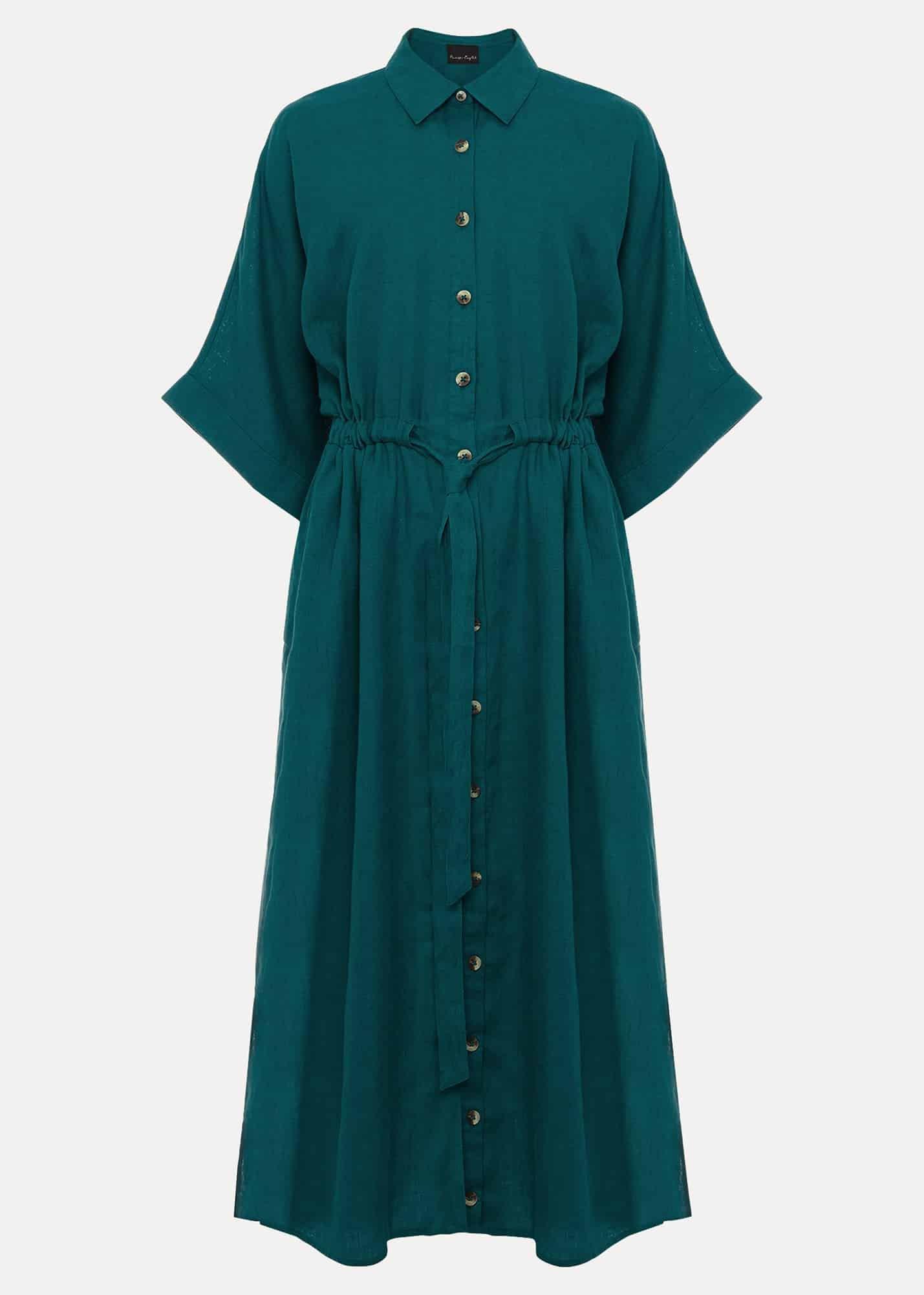 Marlene Tie Shirt Dress