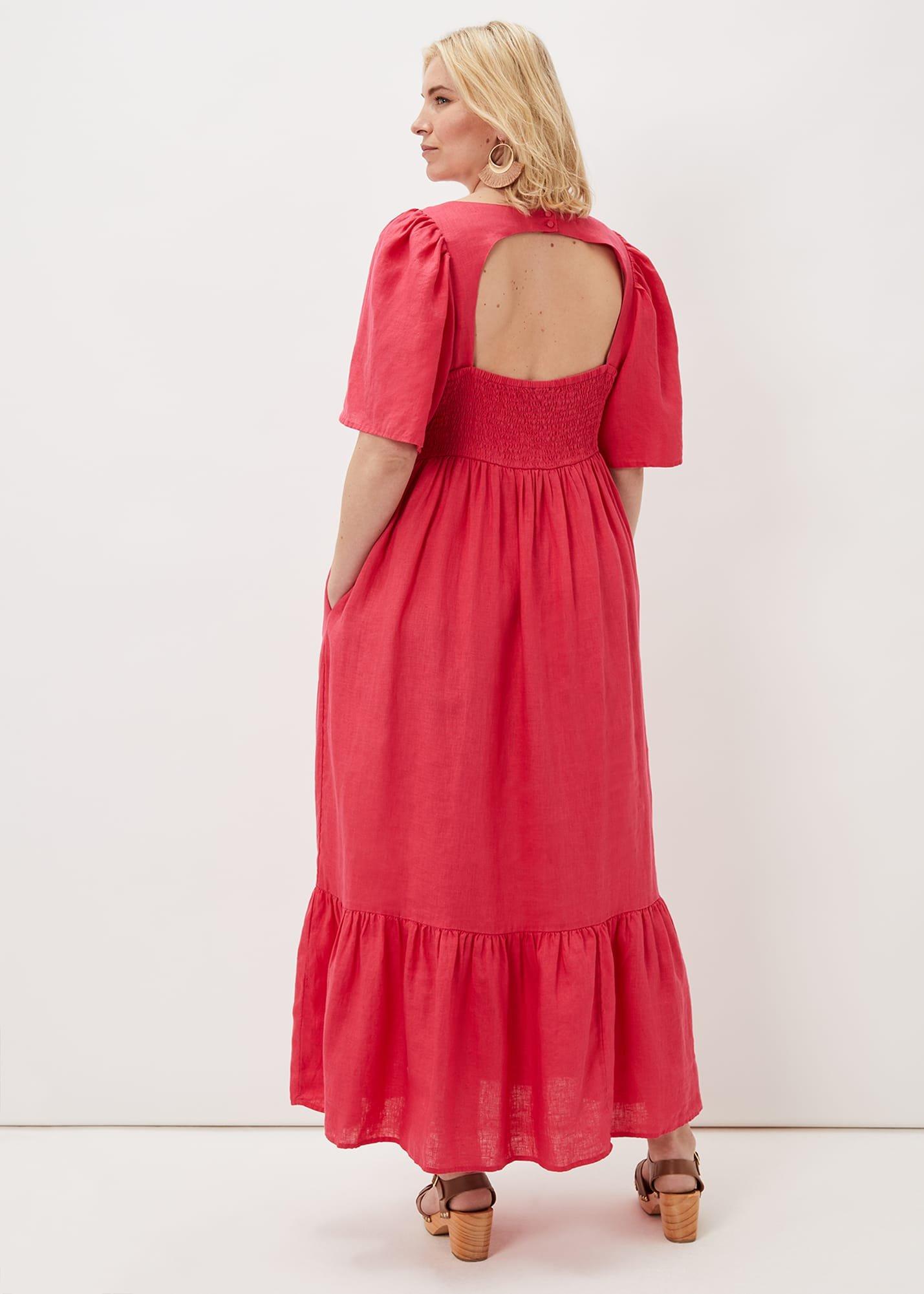 Emaline Linen Maxi Dress
