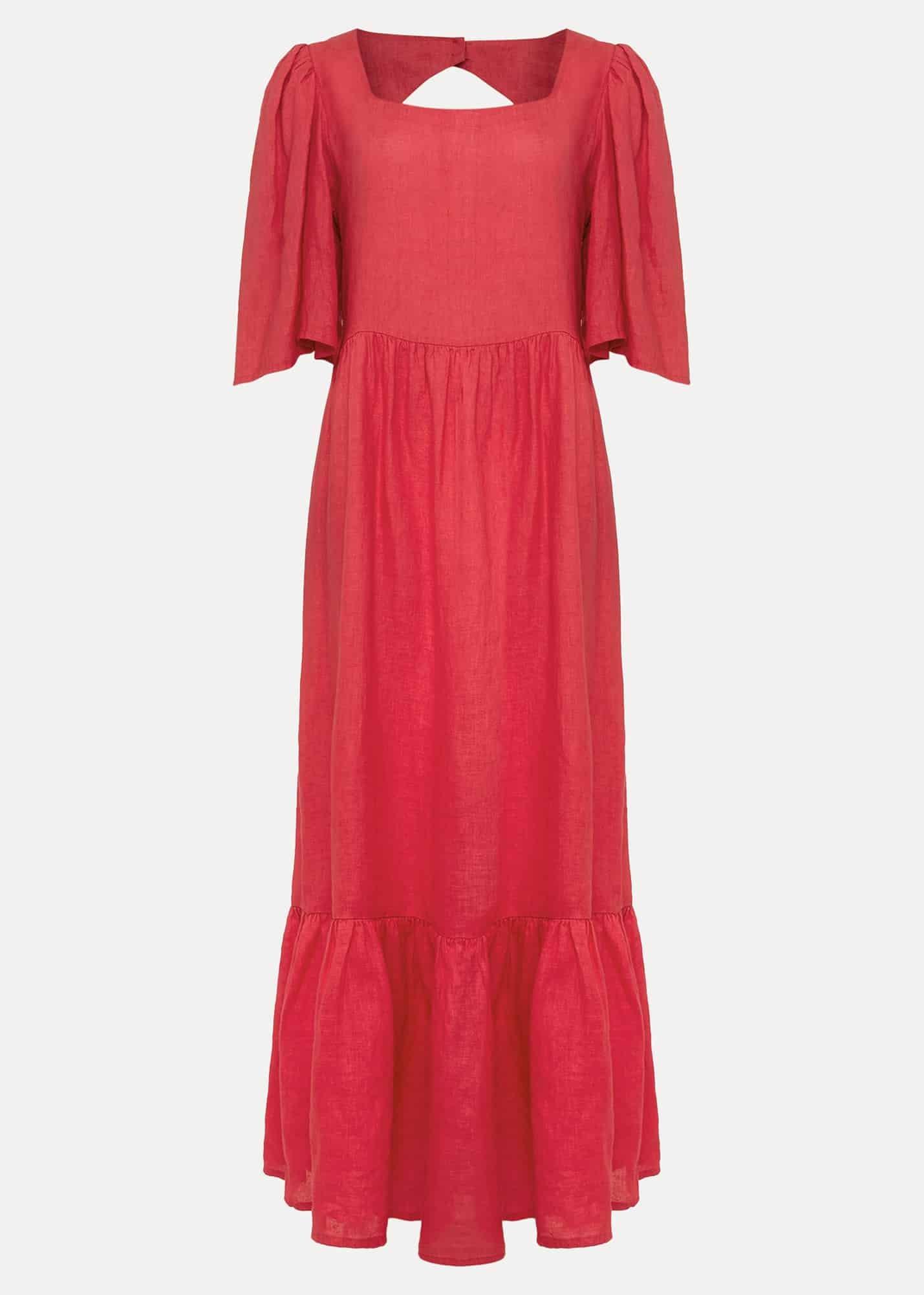 Emaline Linen Maxi Dress