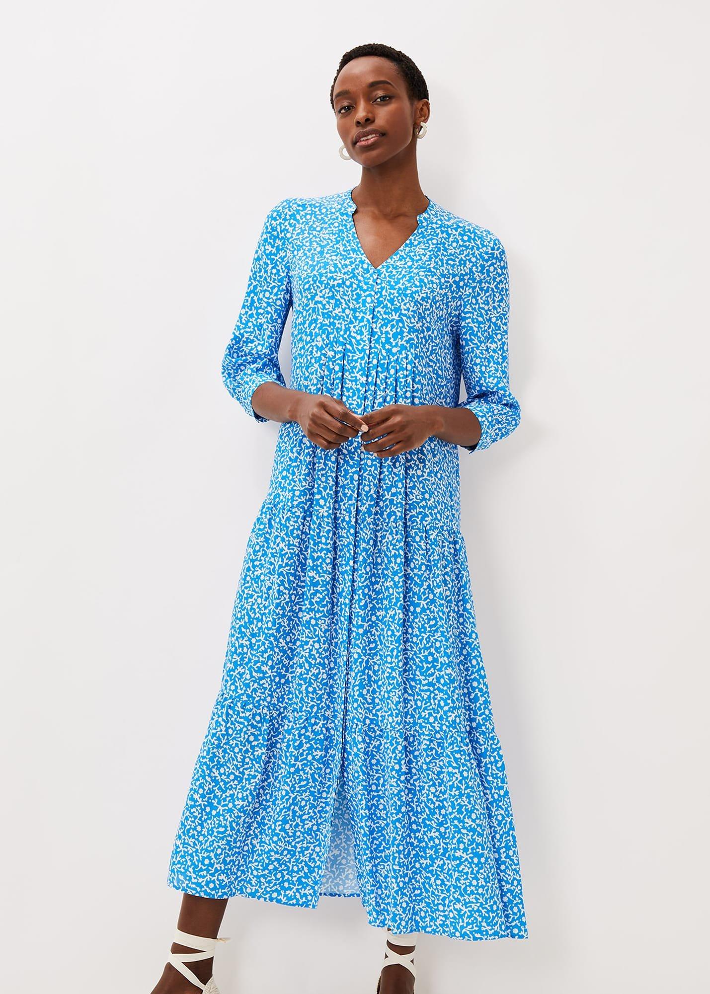 Penele Ditsy Print Maxi Dress