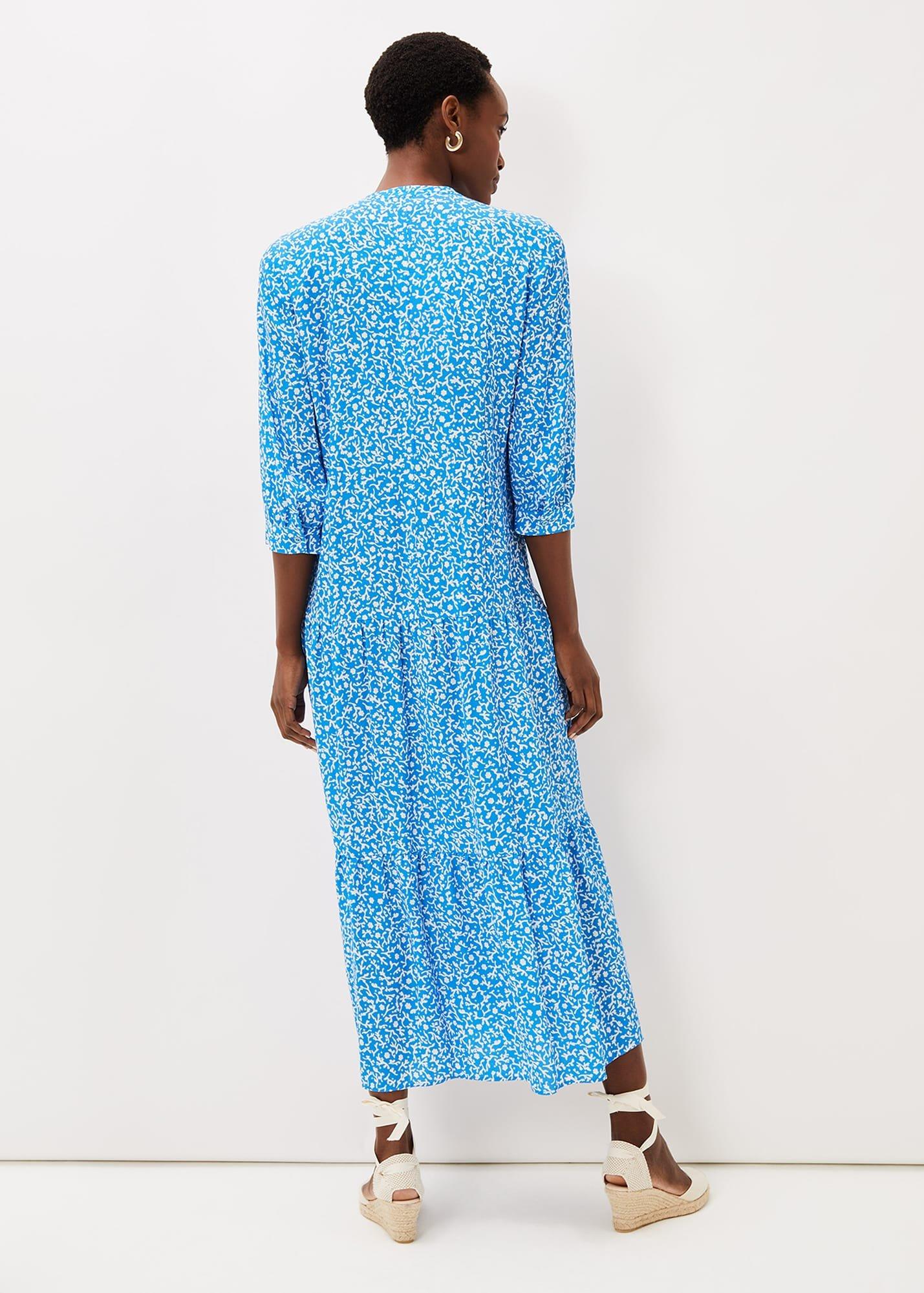 Penele Ditsy Print Maxi Dress