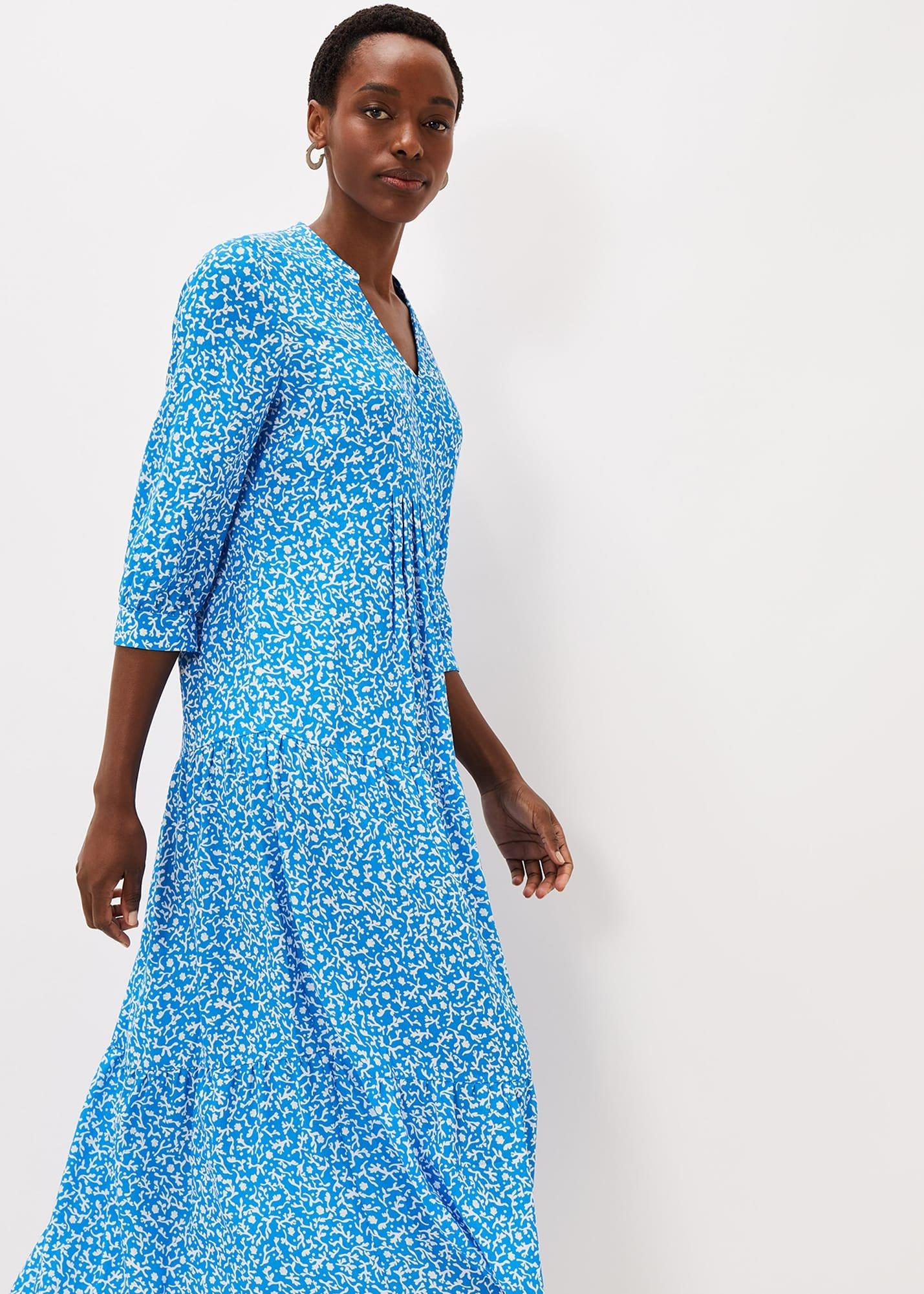 Penele Ditsy Print Maxi Dress